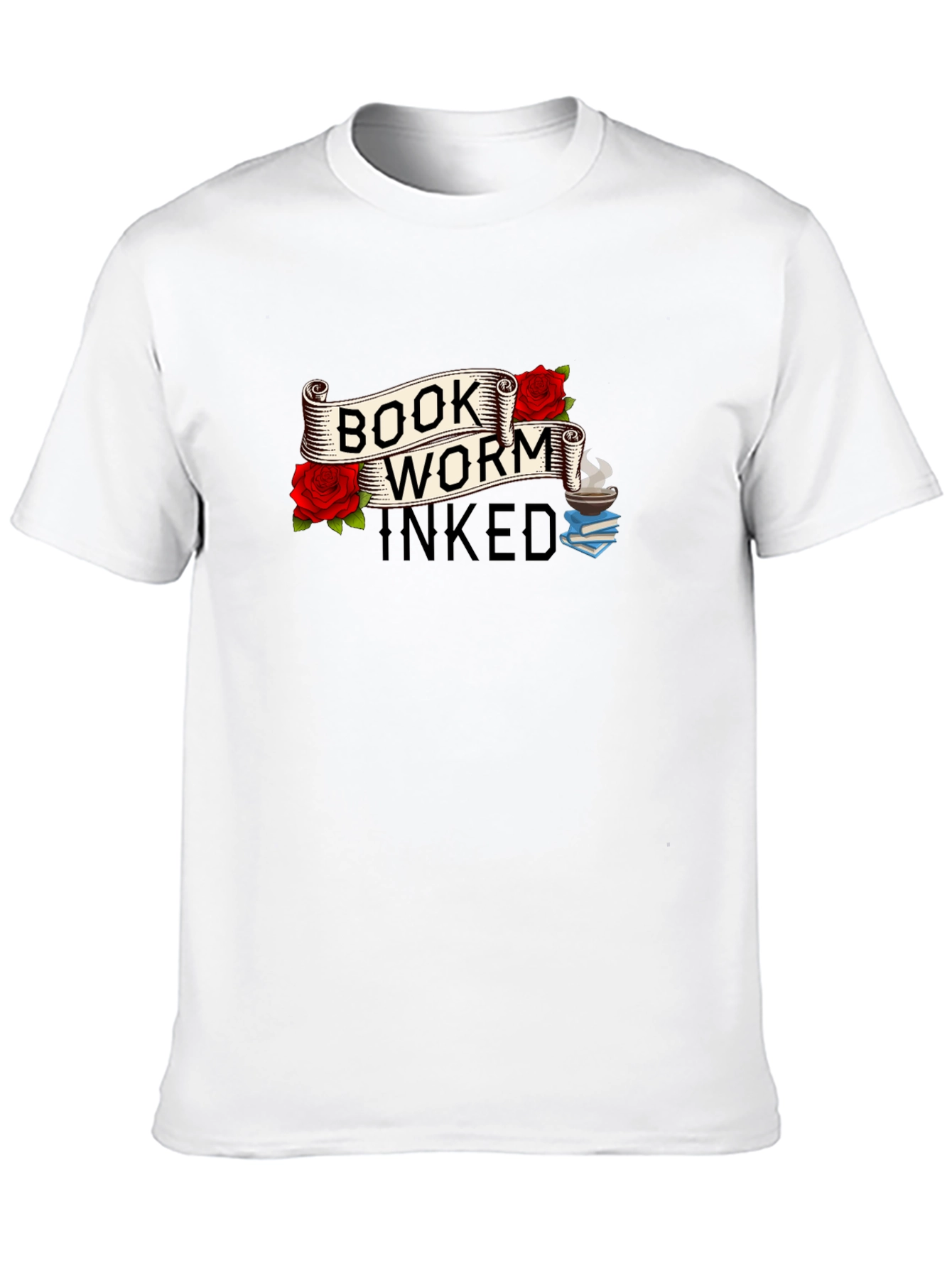 Book Worm Inked Graphic Tee