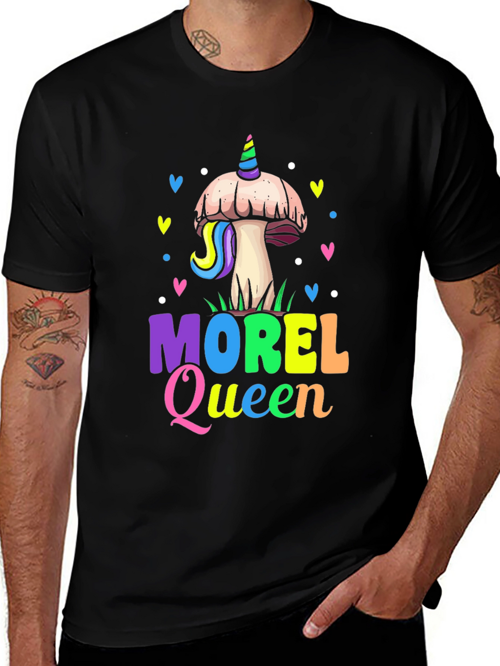 Morel Queen T-Shirt - Mushroom Lovers Tee