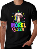 Morel Queen T-Shirt - Mushroom Lovers Tee