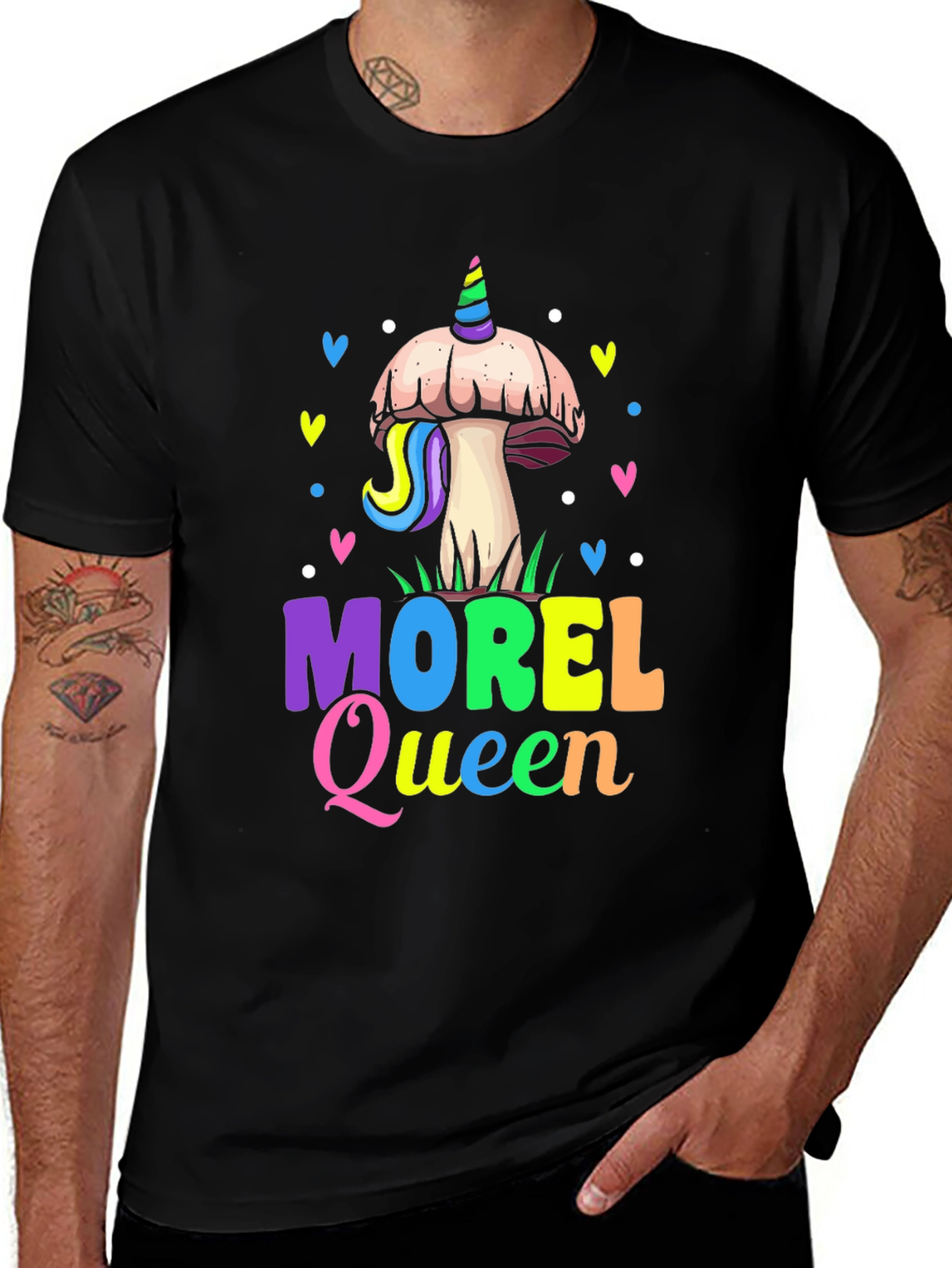 Morel Queen T-Shirt - Mushroom Lovers Tee