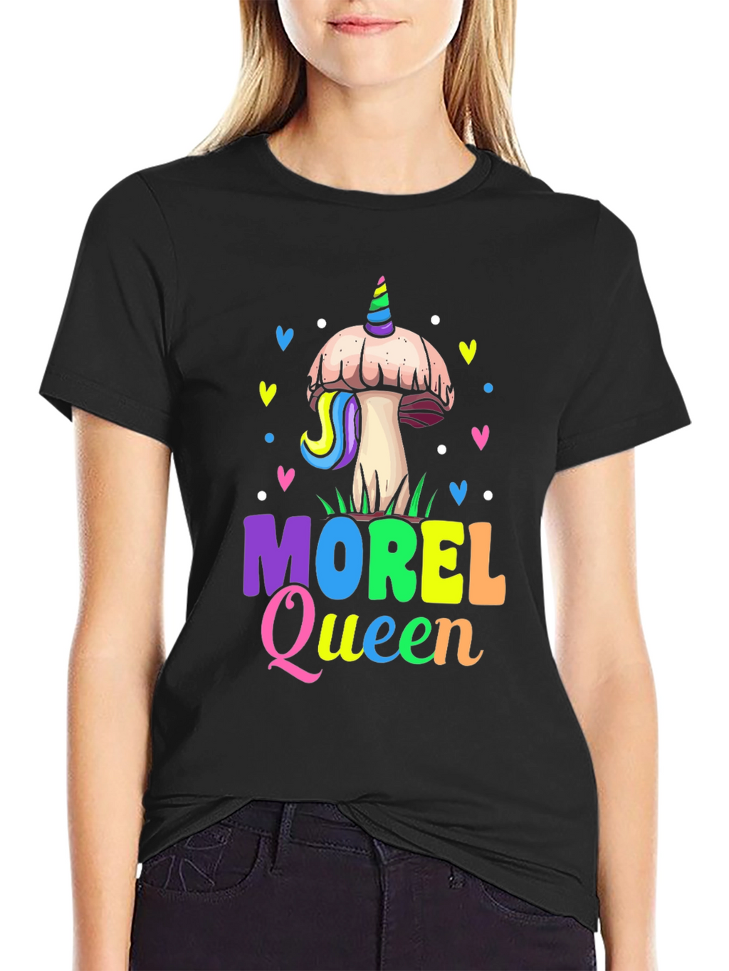 Morel Queen T-Shirt - Mushroom Lovers Tee