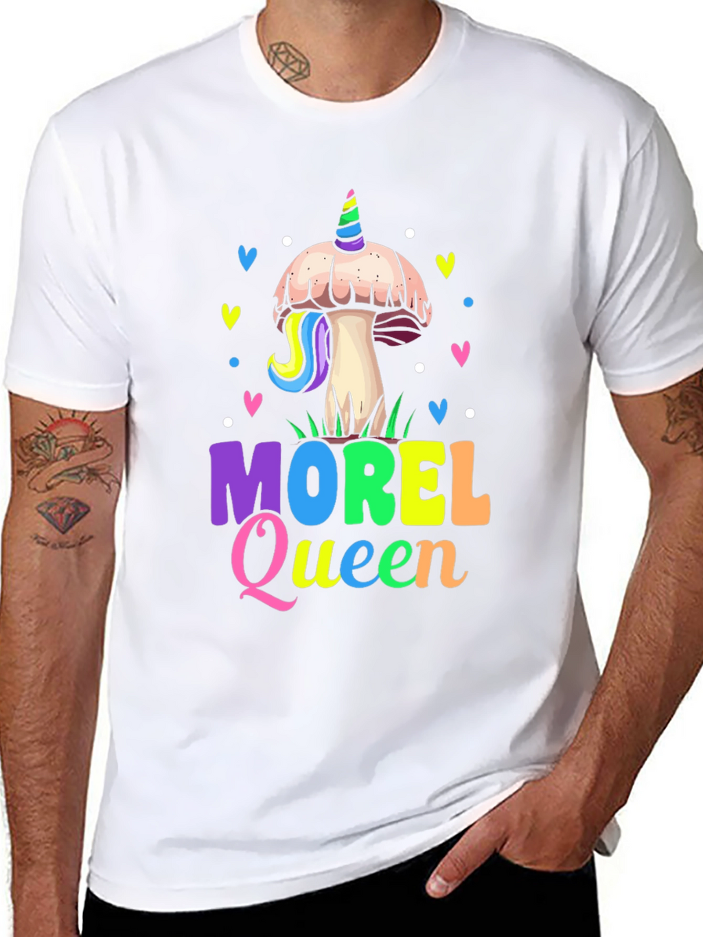 Morel Queen T-Shirt - Mushroom Lovers Tee