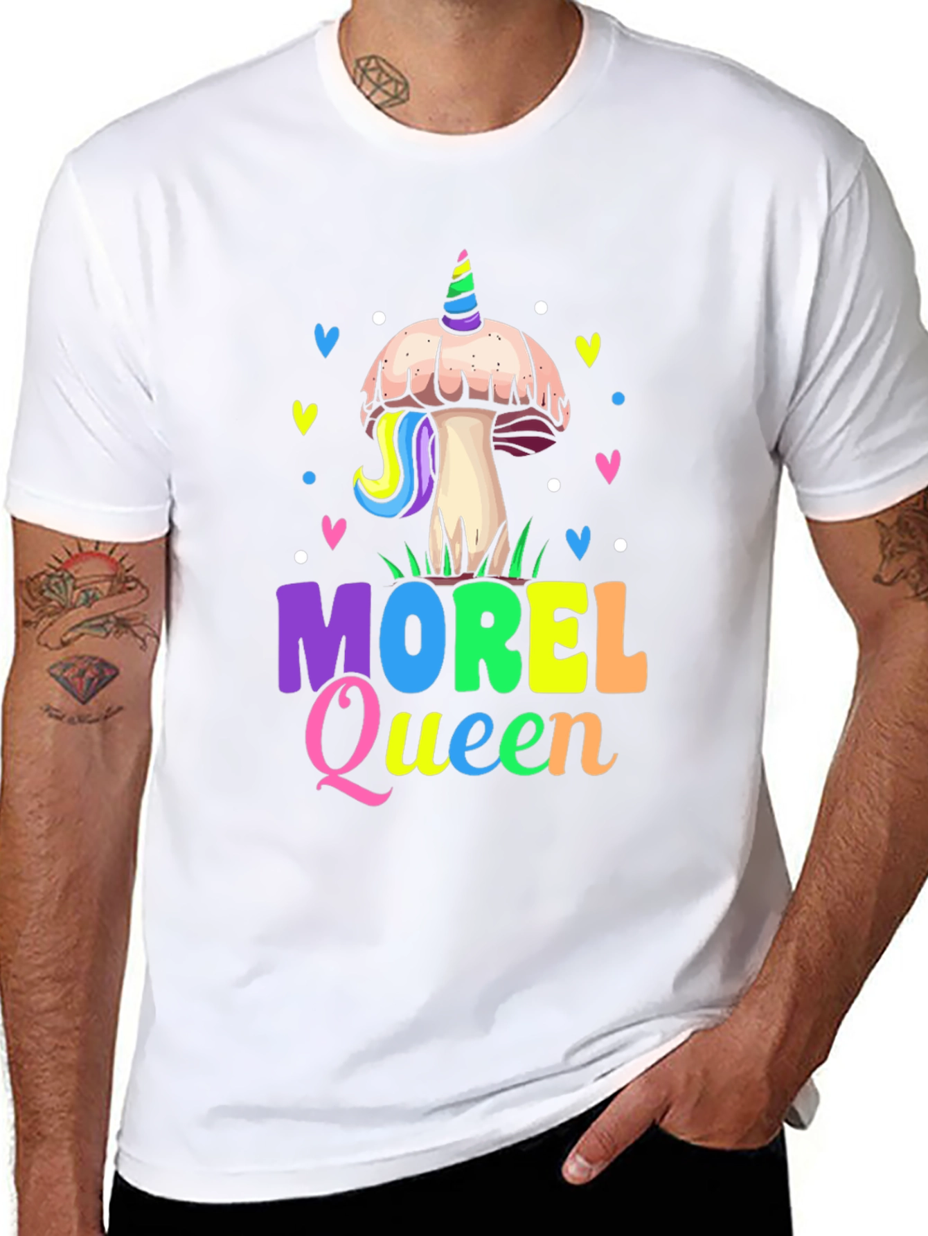 Morel Queen T-Shirt - Mushroom Lovers Tee