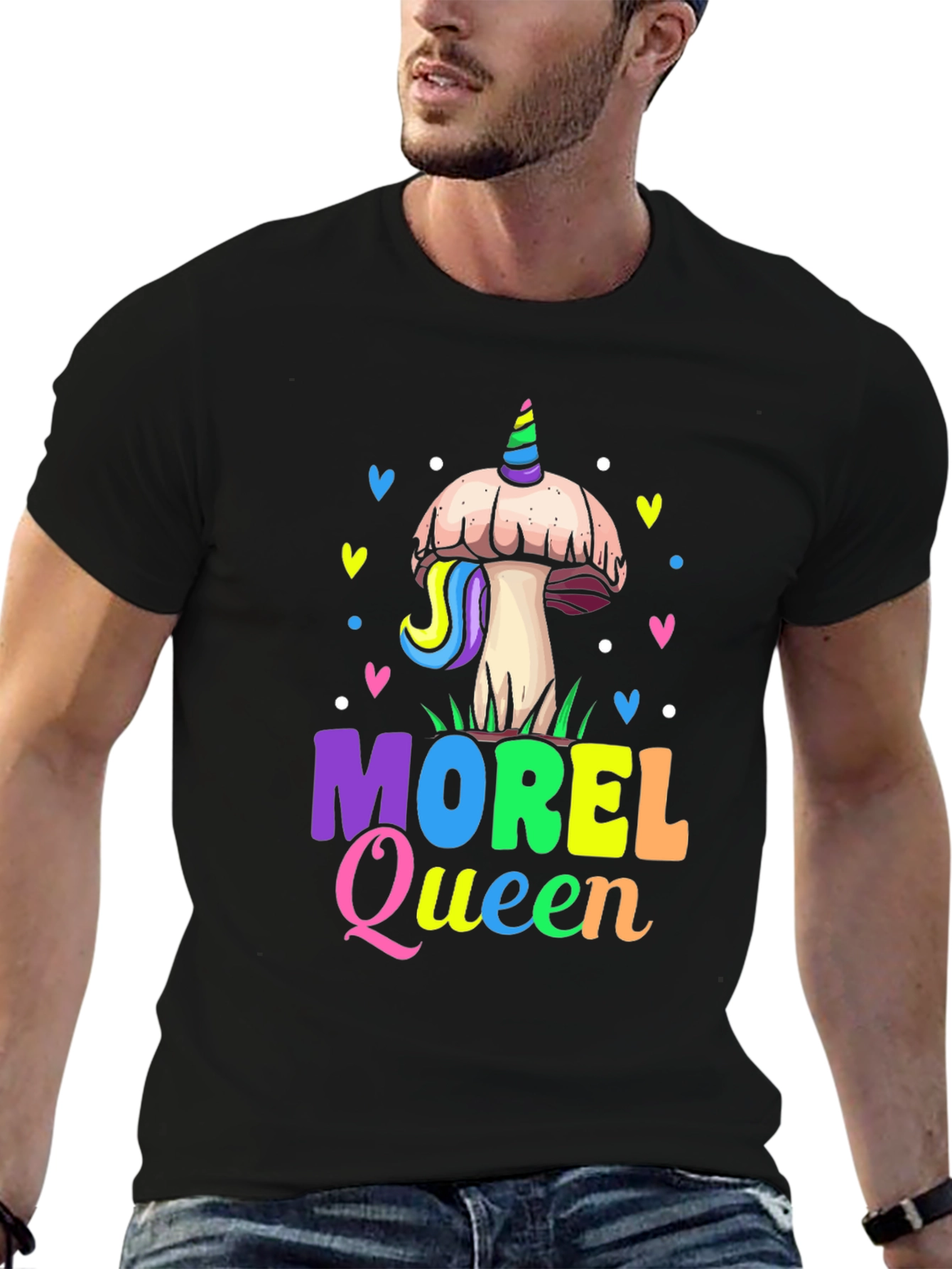 Morel Queen T-Shirt - Mushroom Lovers Tee