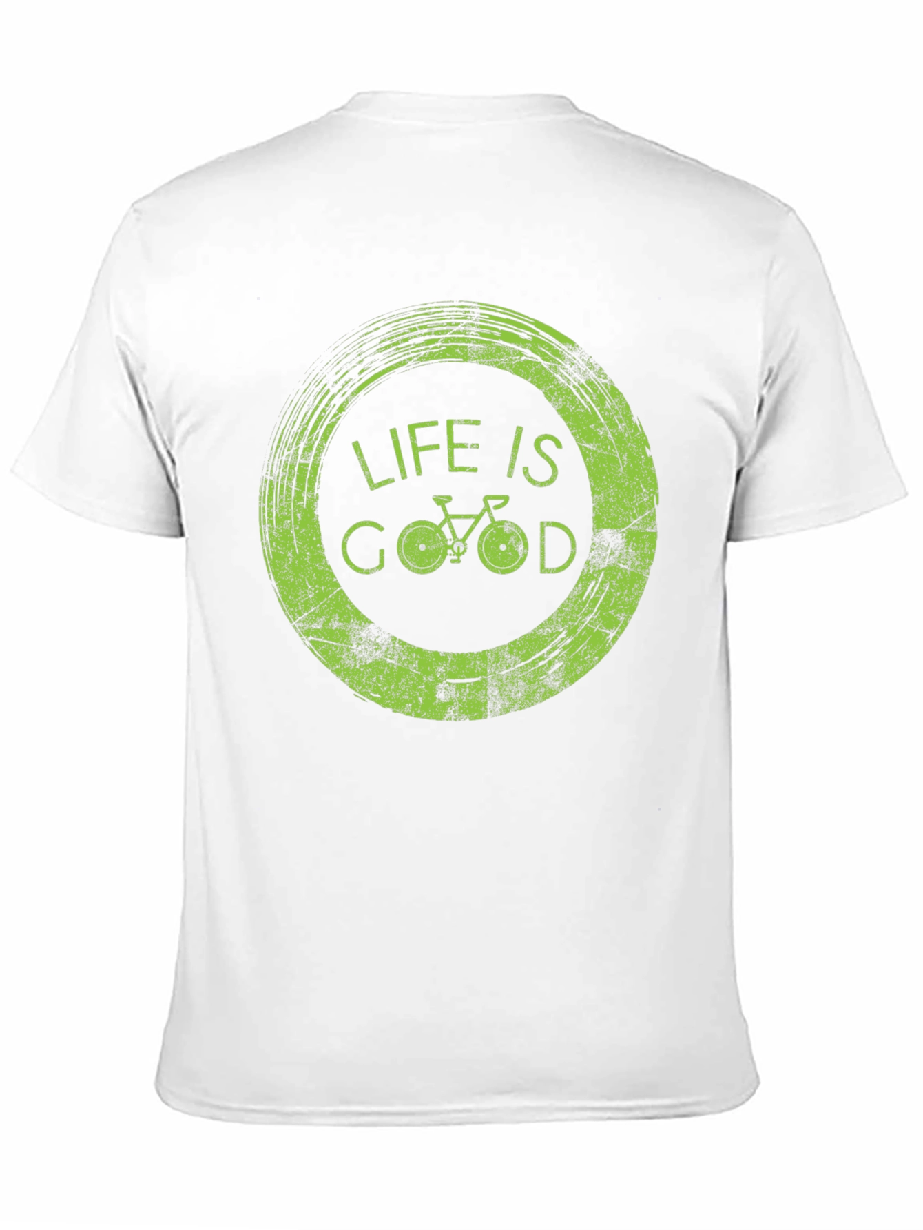 Life is Good Bicycle Graphic T-Shirt - Soft Cotton