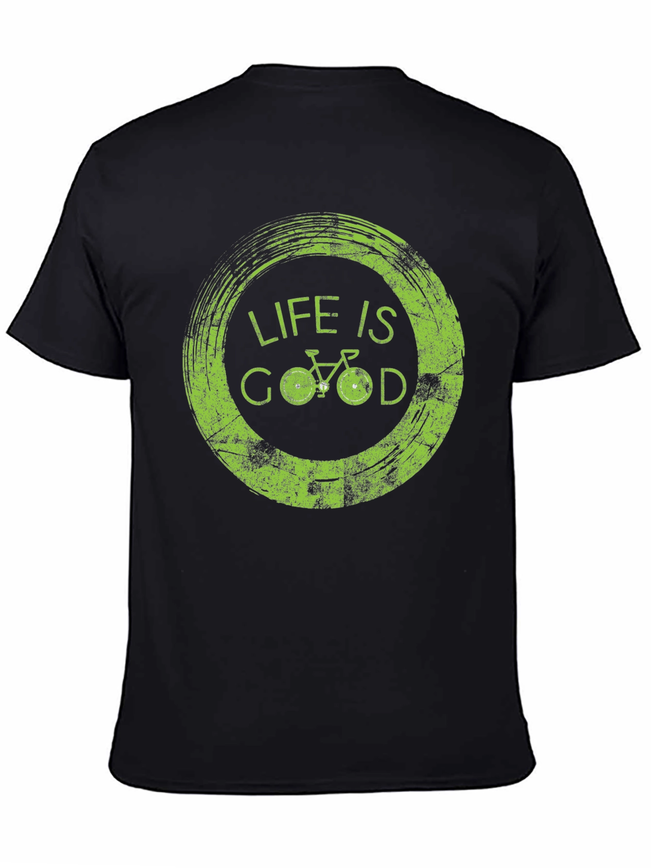 Life is Good Bicycle Graphic T-Shirt - Soft Cotton