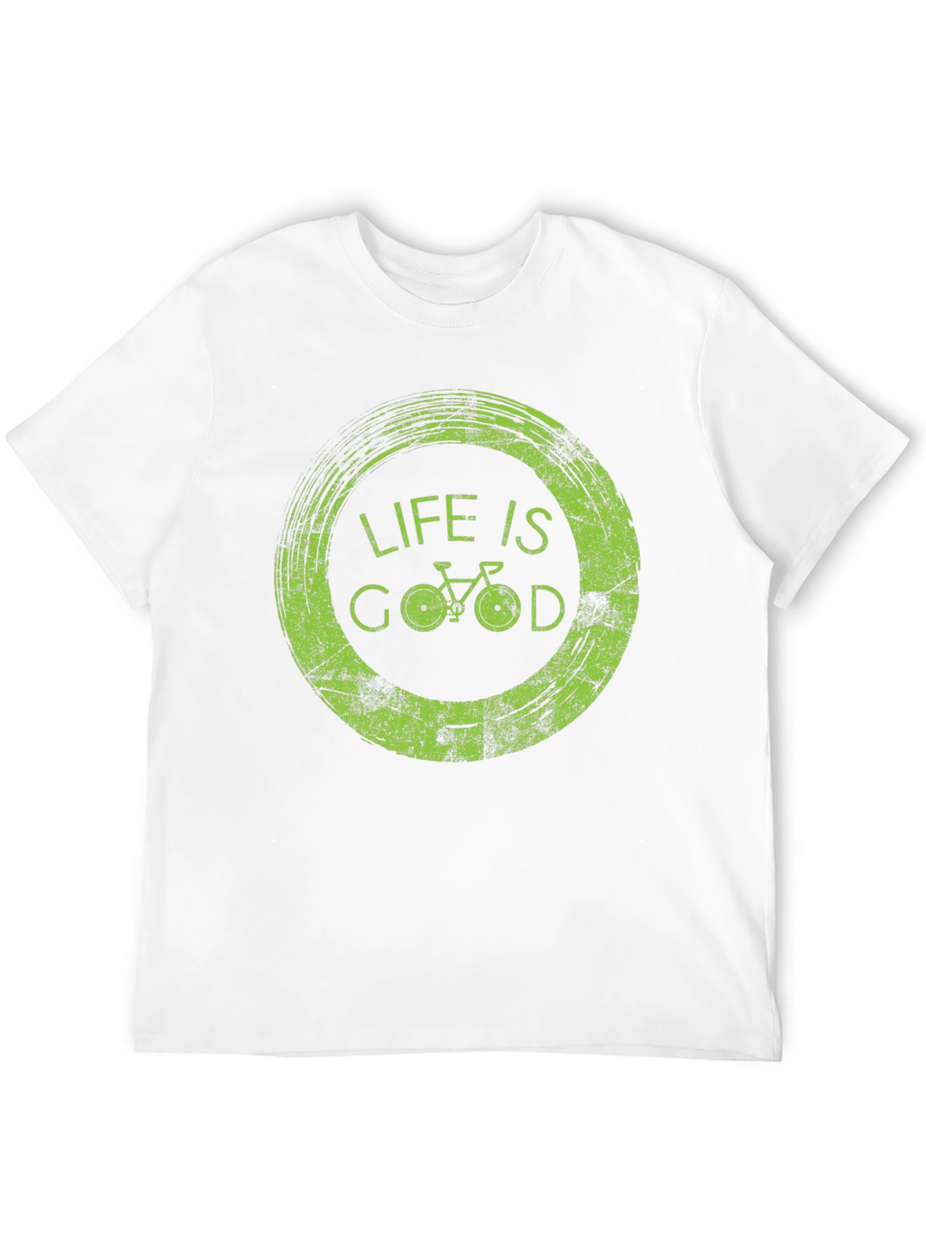 Life is Good Bicycle Graphic T-Shirt - Soft Cotton