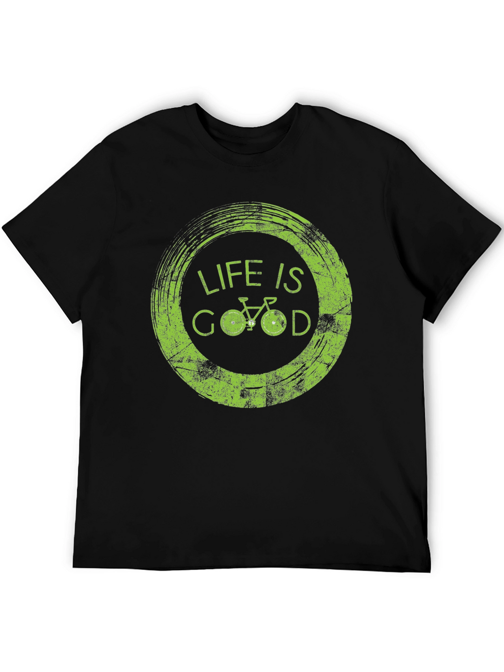 Life is Good Bicycle Graphic T-Shirt - Soft Cotton