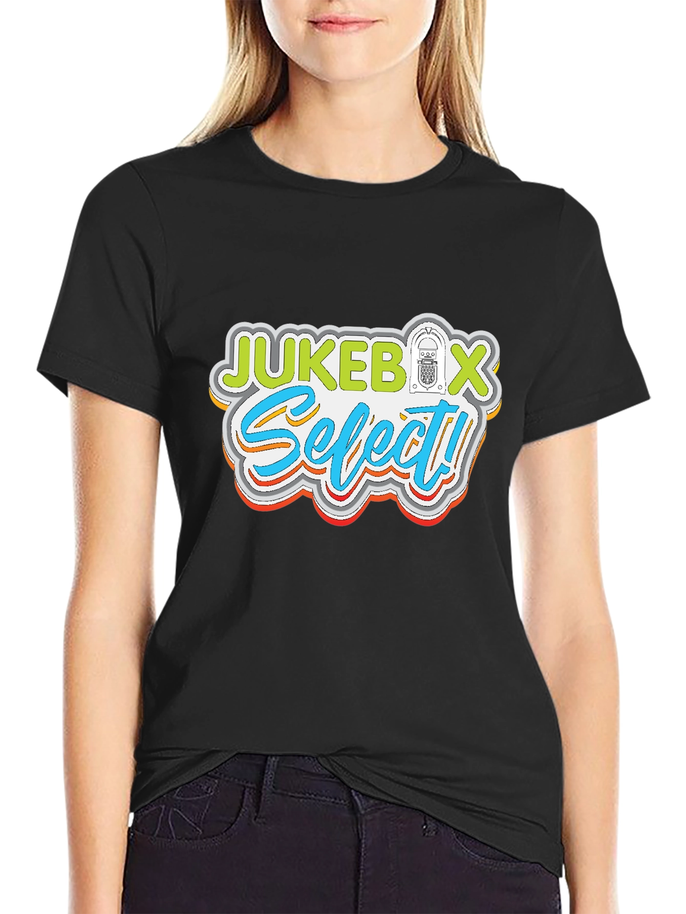 Jukebox Select Novelty Graphic Tee - Retro Music Fan T-Shirt