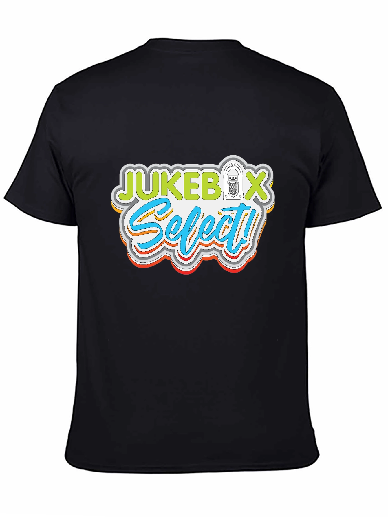 Jukebox Select Novelty Graphic Tee - Retro Music Fan T-Shirt