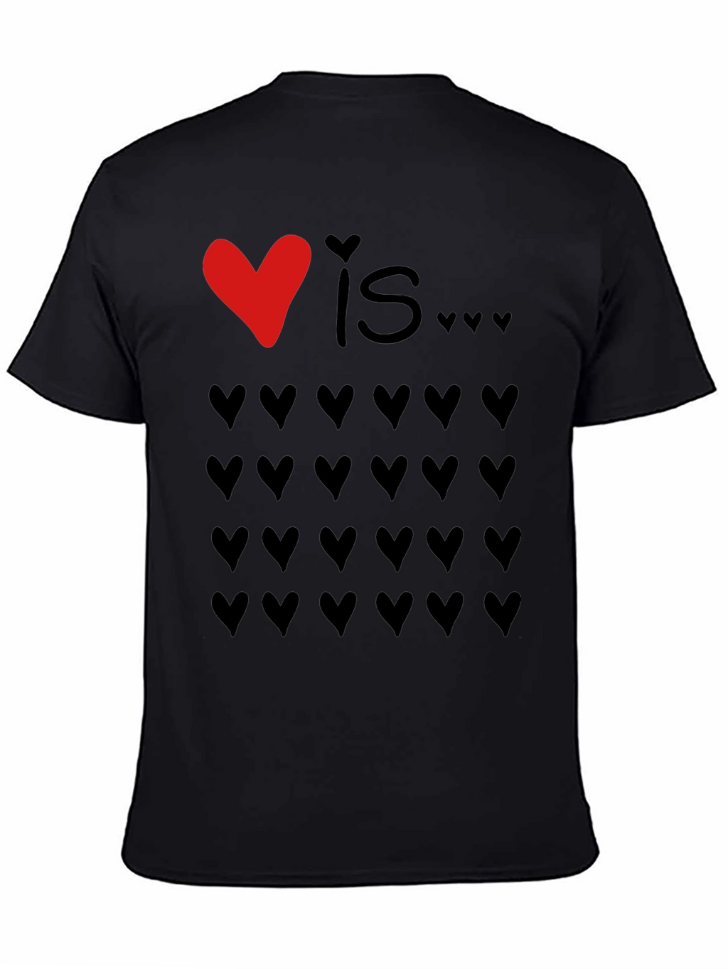 Love Is... Hearts Graphic Tee - Valentines Day