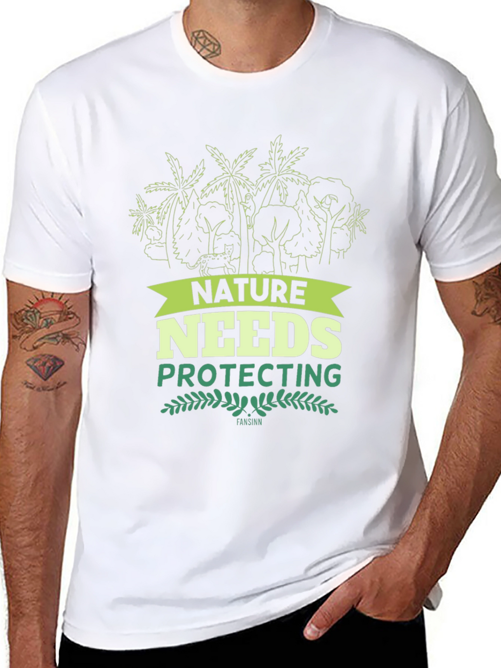 Nature Needs Protecting Graphic Tee