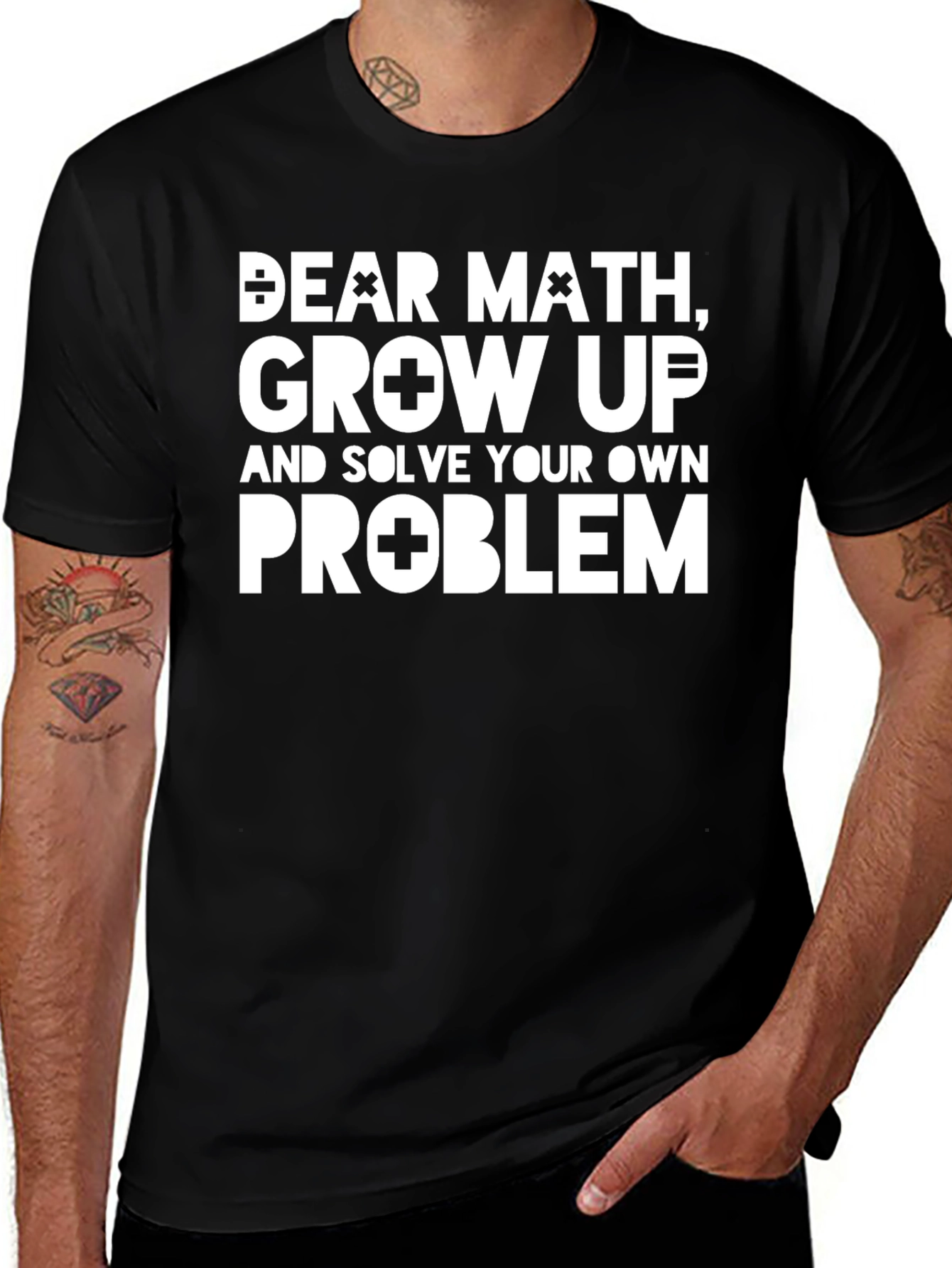 Funny Math Problem T-Shirt - Solve Your Own!
