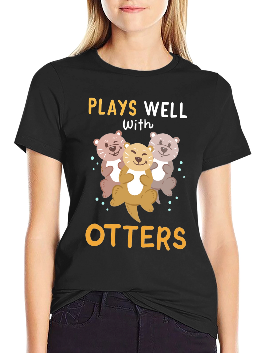 Plays Well With Otters T-Shirt
