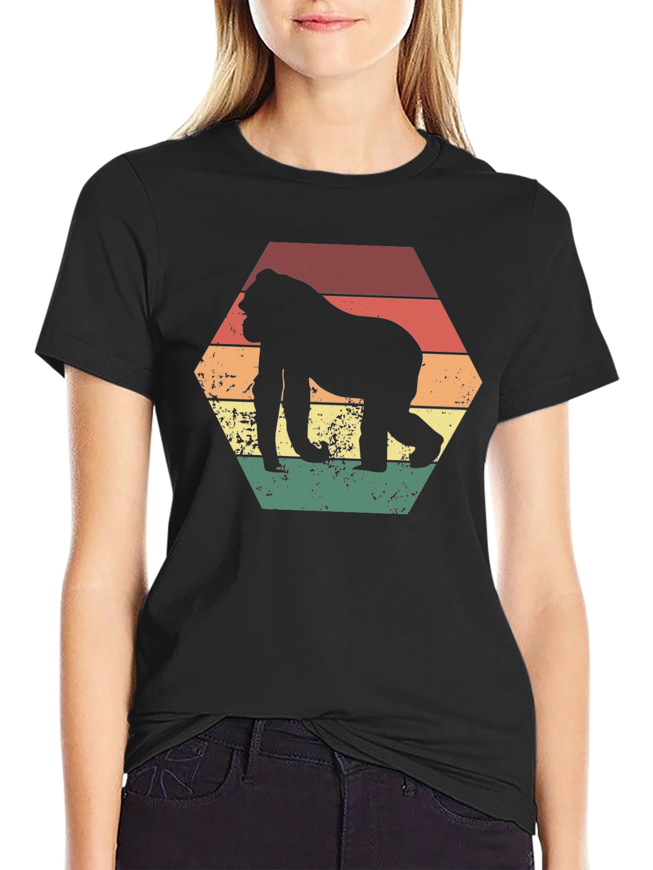 Retro Gorilla T-Shirt - Vintage Animal Tee