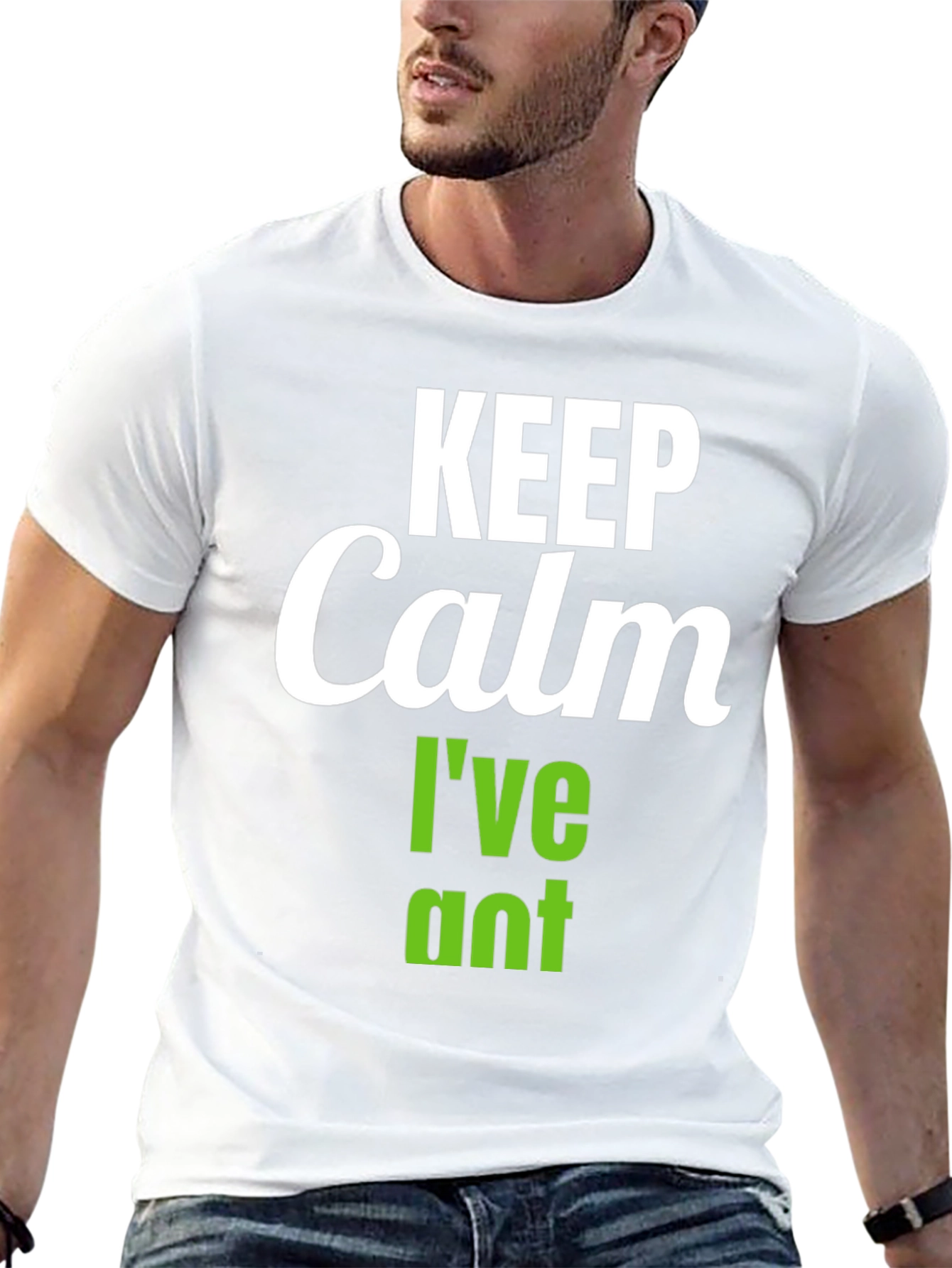 Keep Calm Ive Planted T-Shirt - Black Vegan Tee