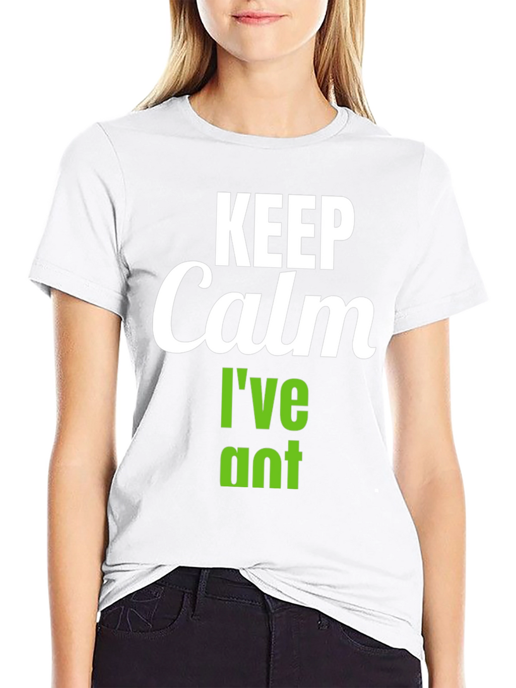 Keep Calm Ive Planted T-Shirt - Black Vegan Tee