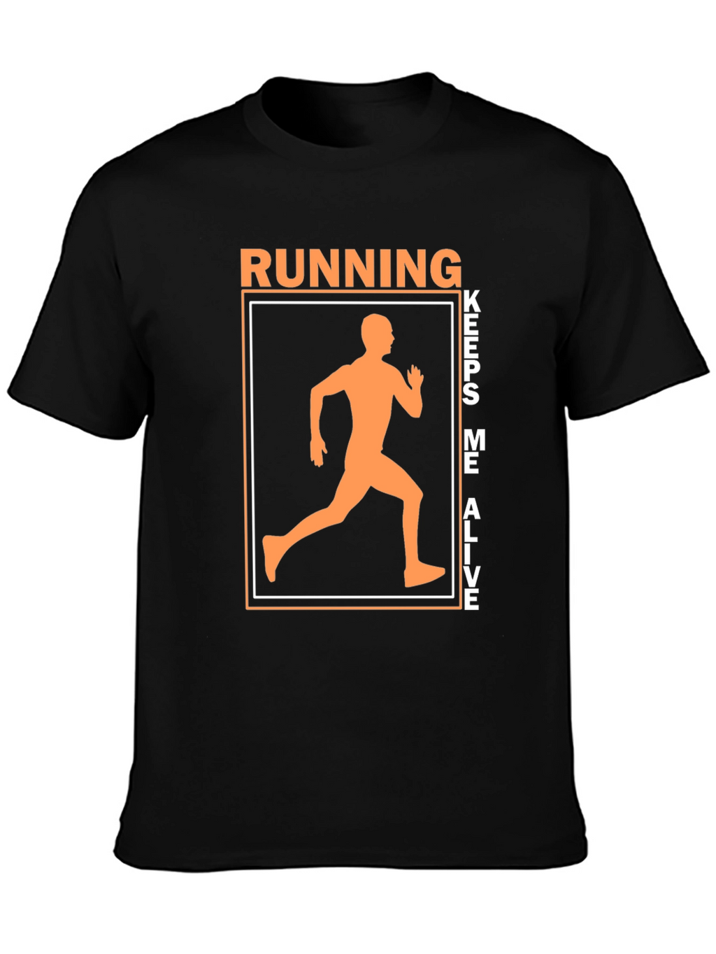 Running Keeps Me Alive Graphic T-Shirt