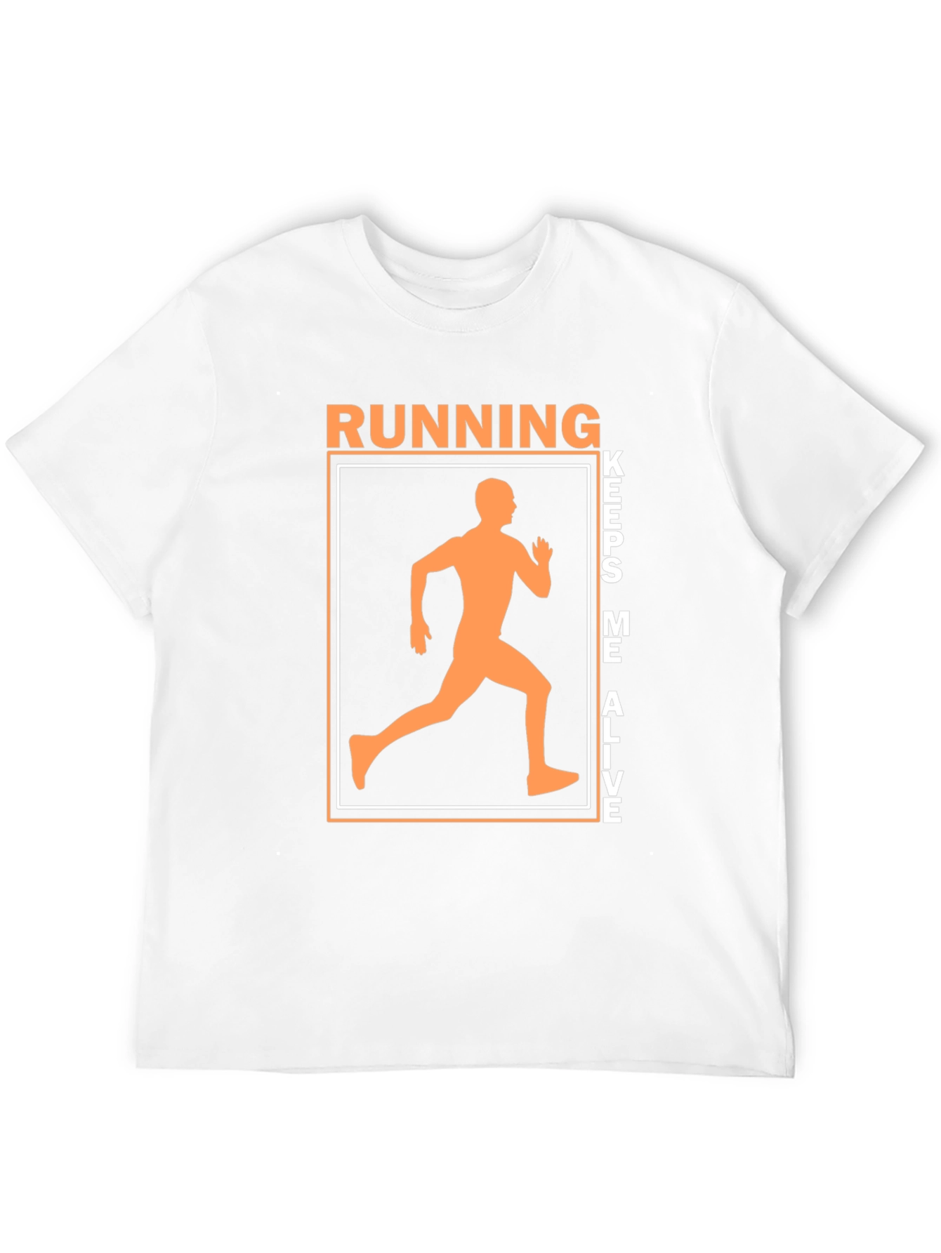 Running Keeps Me Alive Graphic T-Shirt