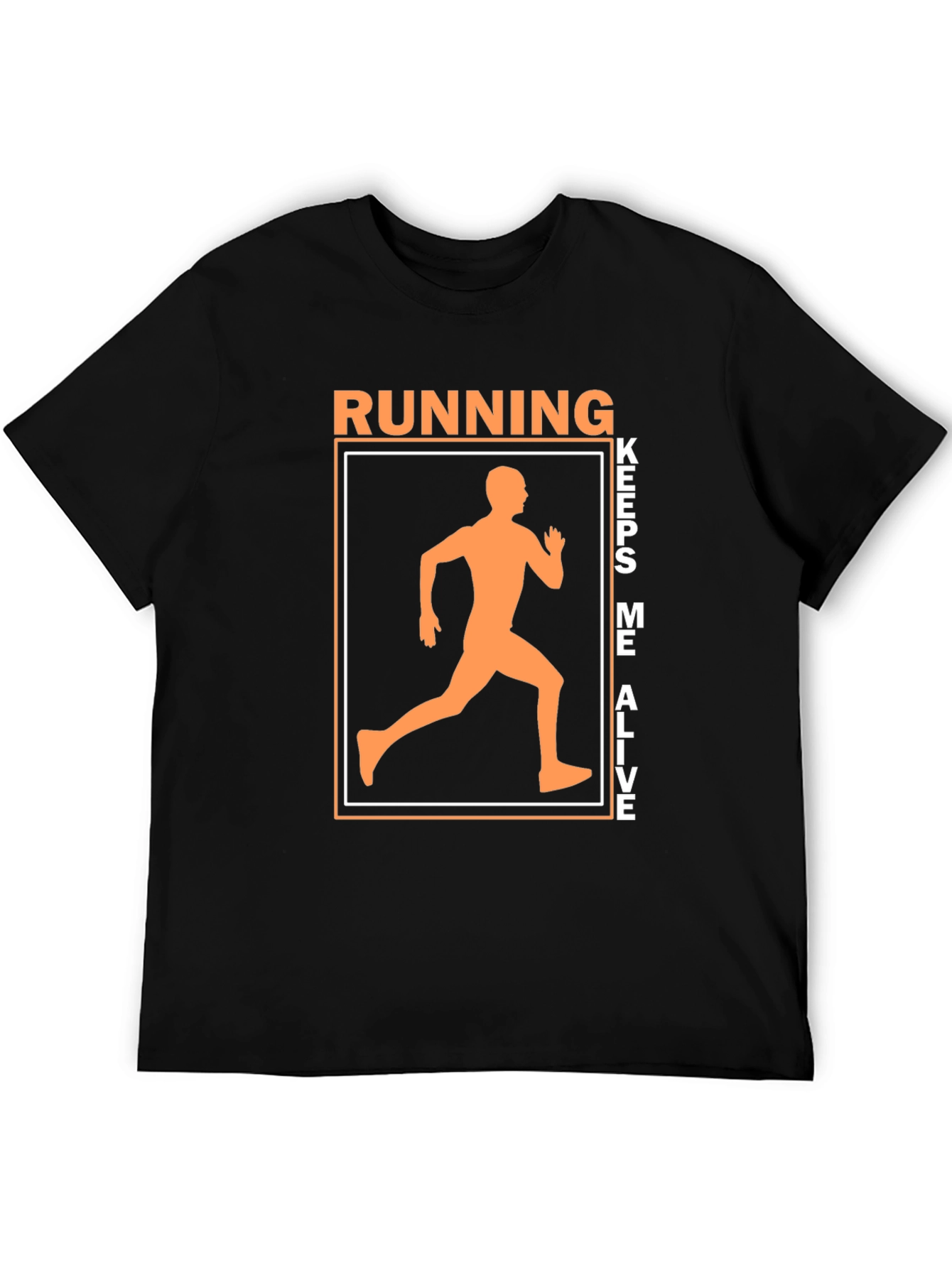 Running Keeps Me Alive Graphic T-Shirt