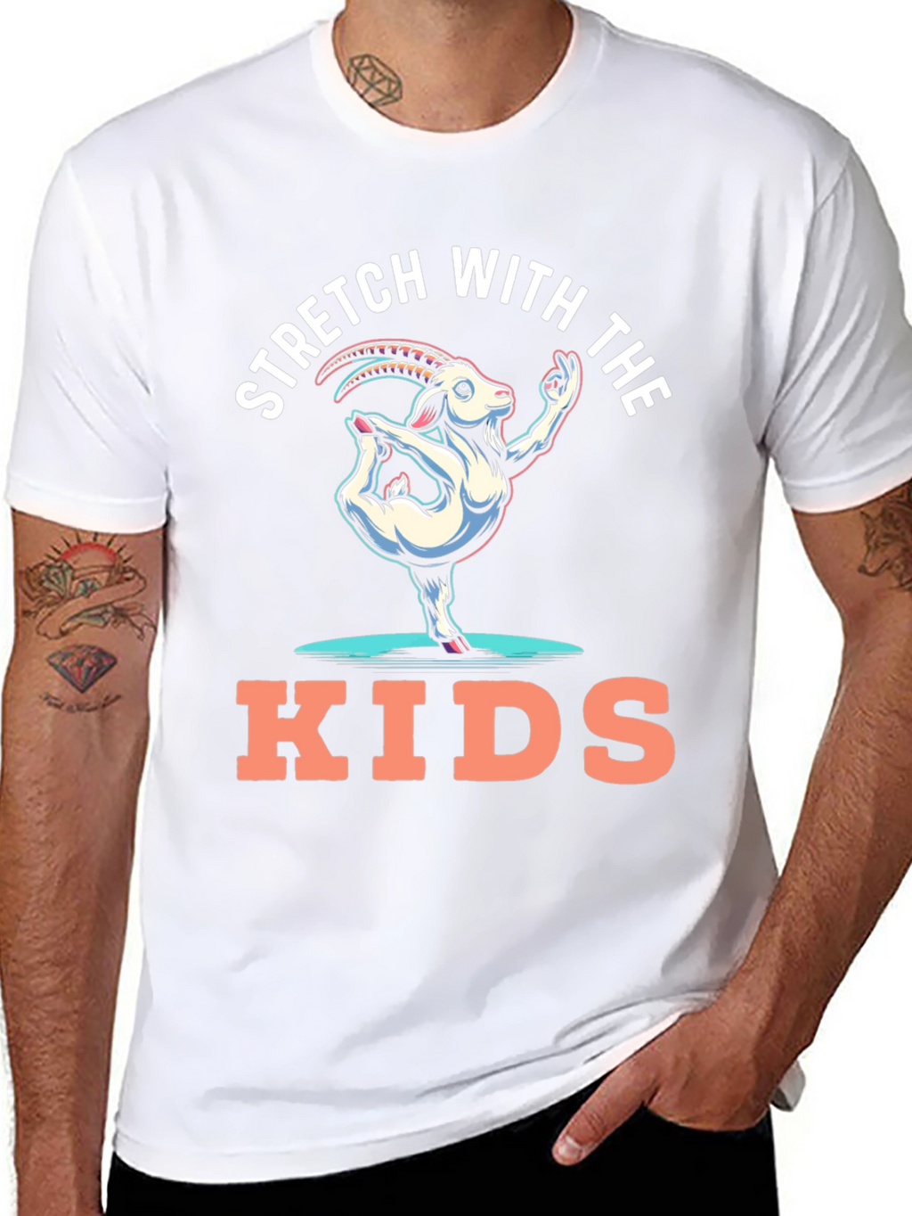Stretch with the Kids Goat T-Shirt