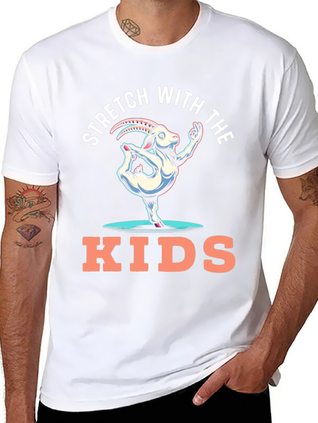 Stretch with the Kids Goat T-Shirt