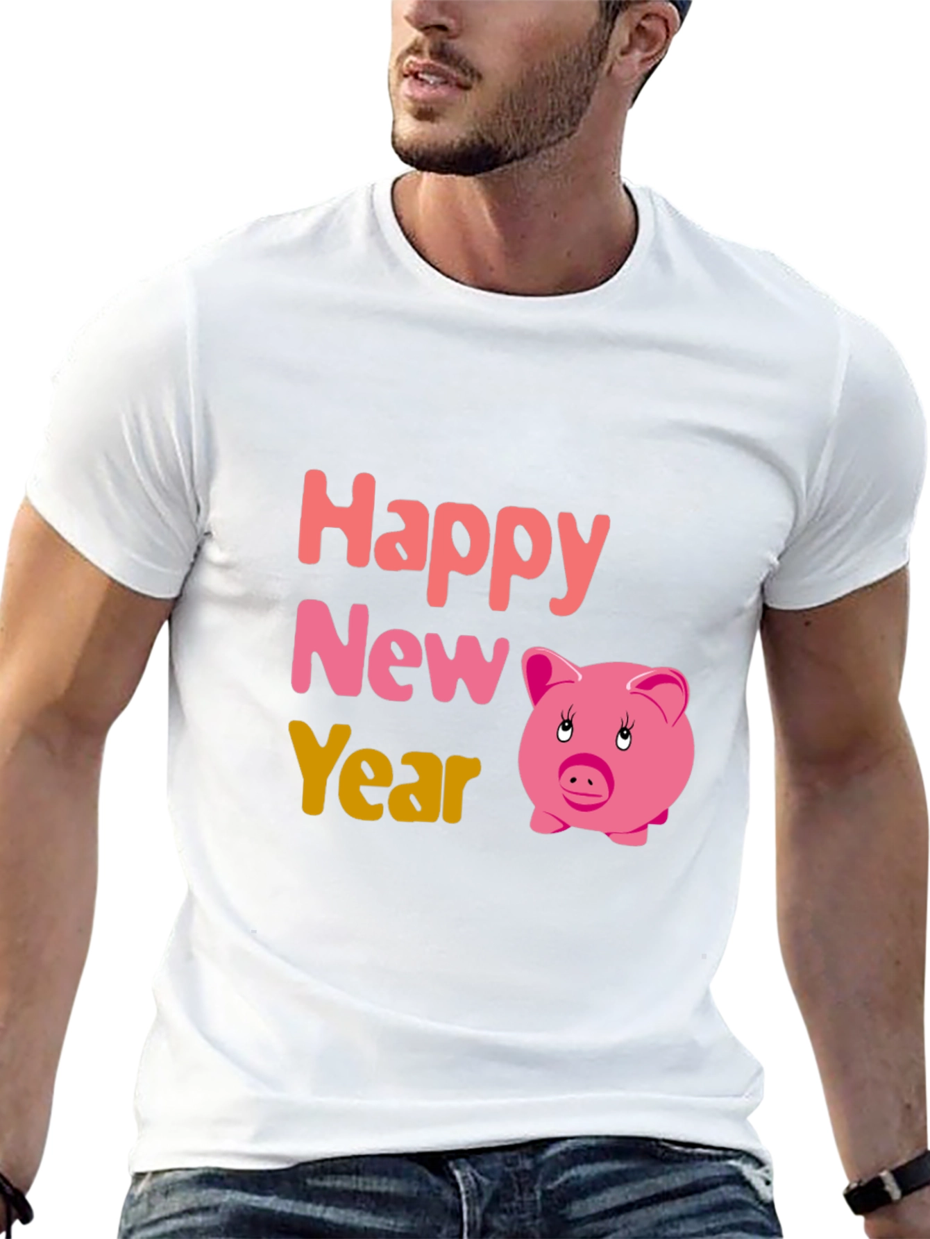 Happy New Year Piggy T-Shirt