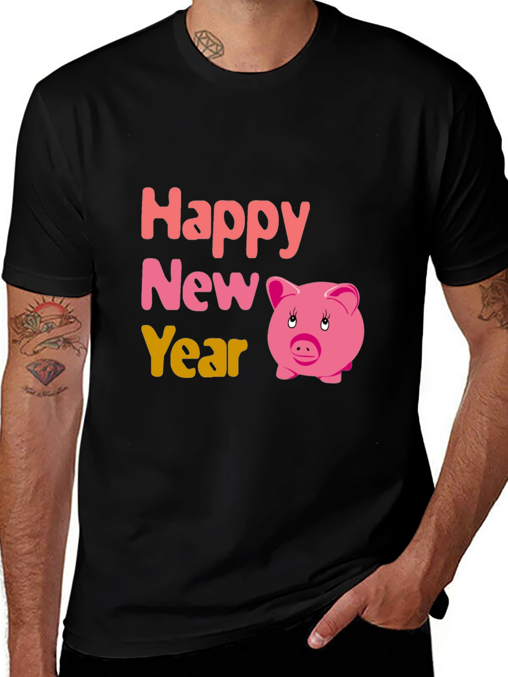 Happy New Year Piggy T-Shirt