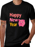 Happy New Year Piggy T-Shirt