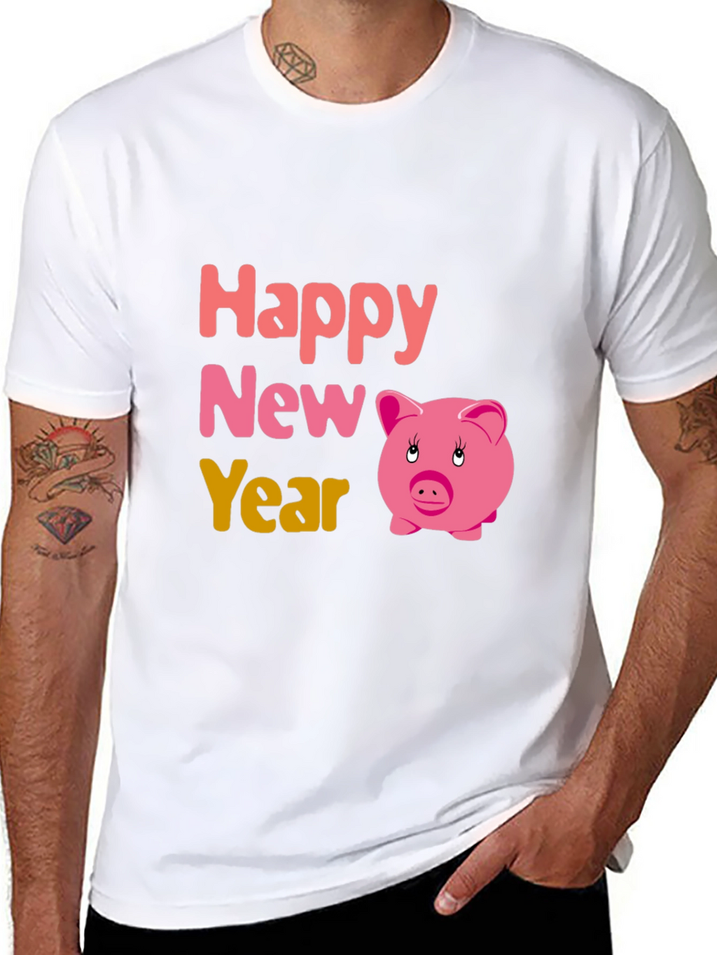 Happy New Year Piggy T-Shirt