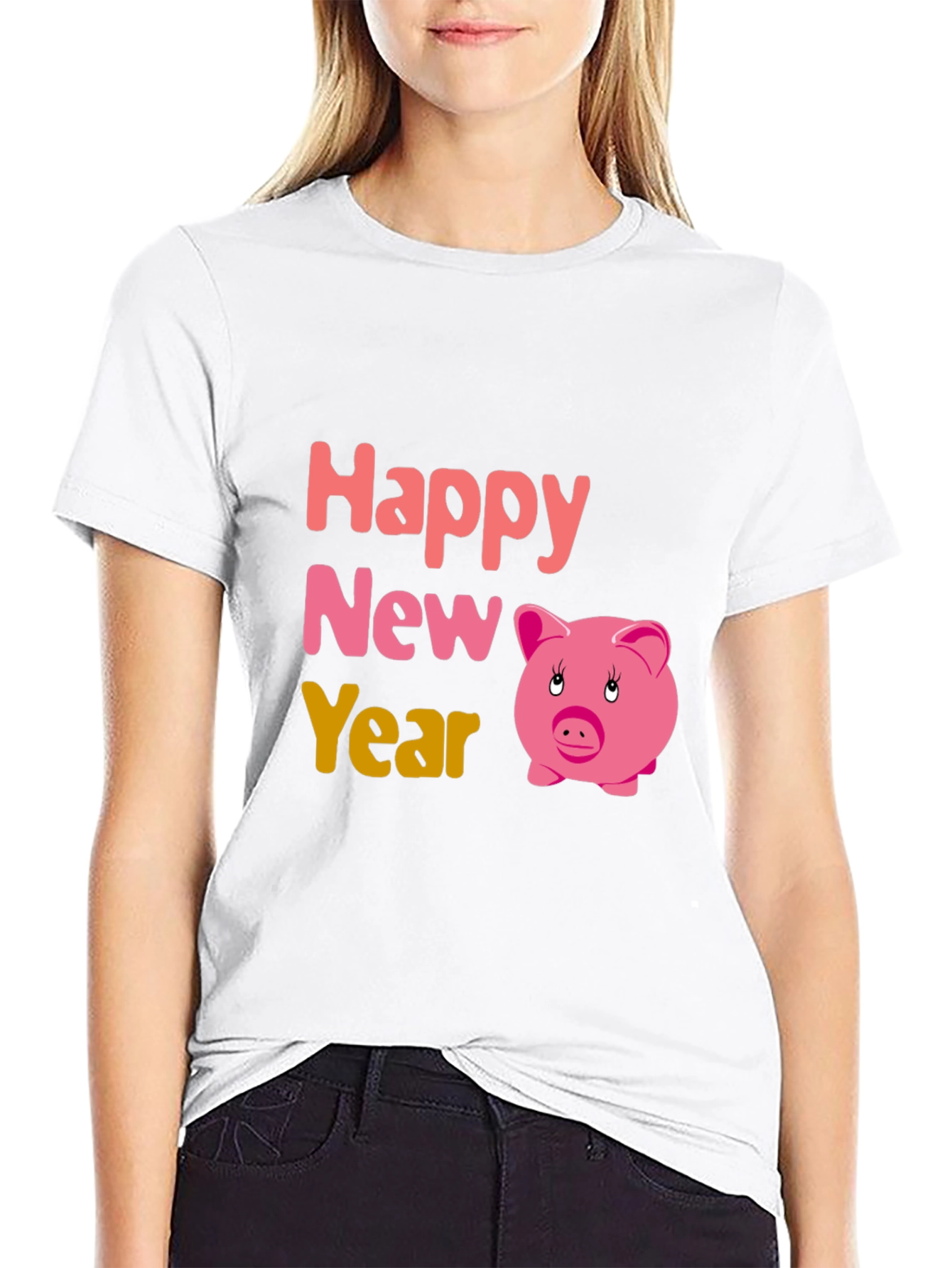 Happy New Year Piggy T-Shirt