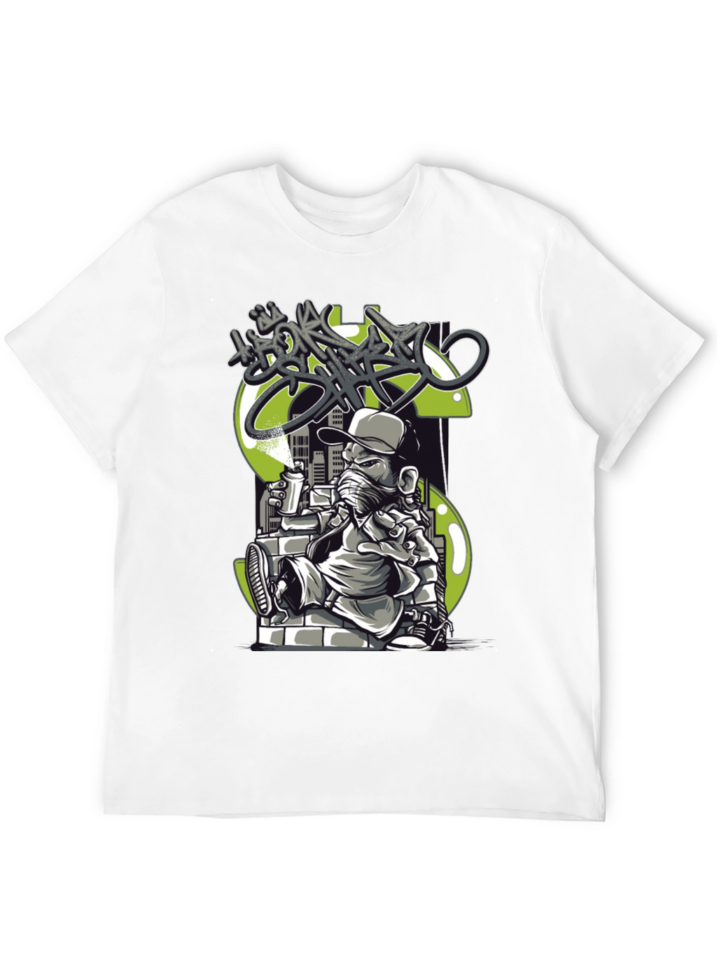 Urban Graffiti Artist T-Shirt - Cool Streetwear Tee