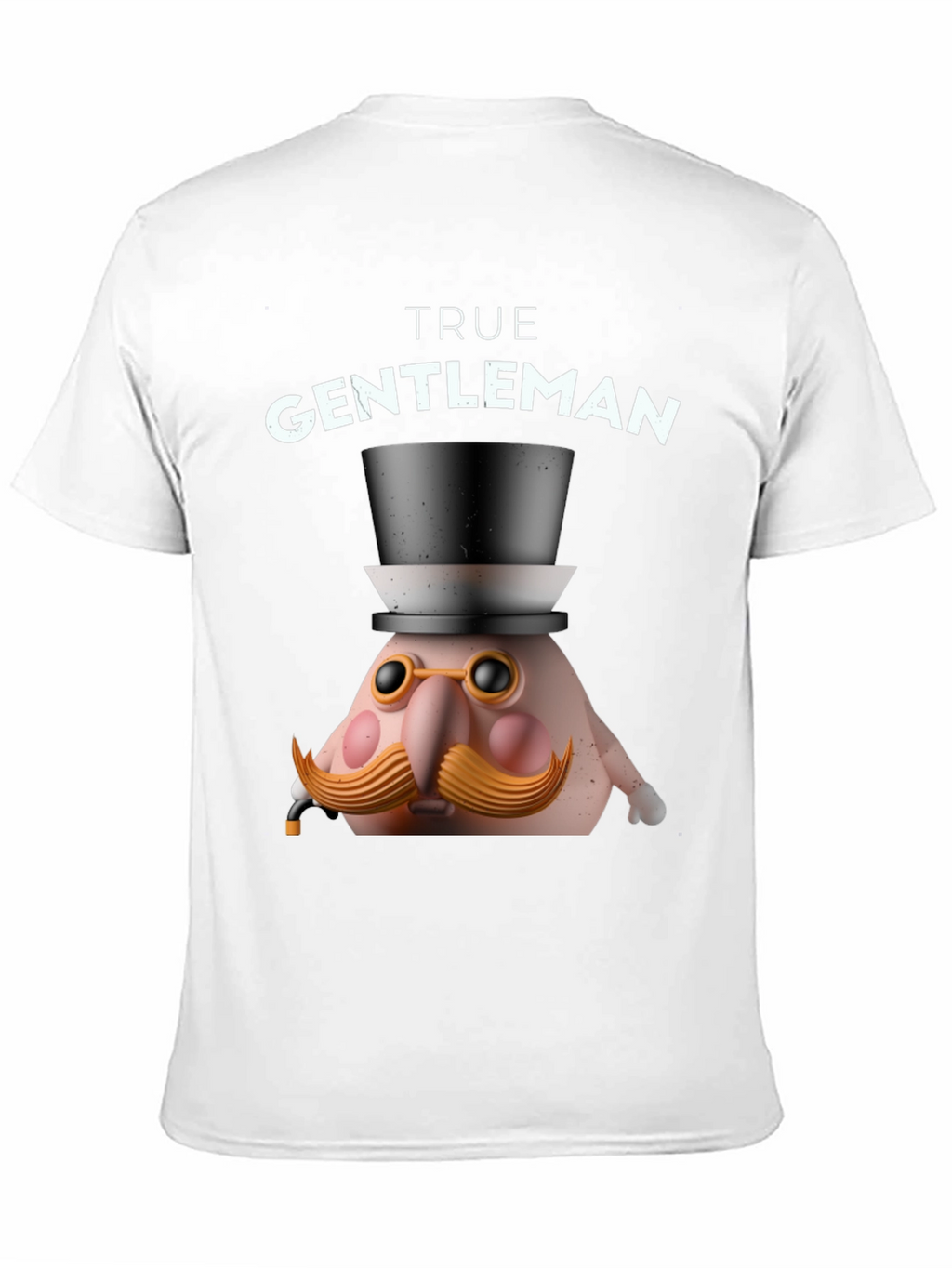 True Gentleman Graphic T-Shirt - Funny Character Tee