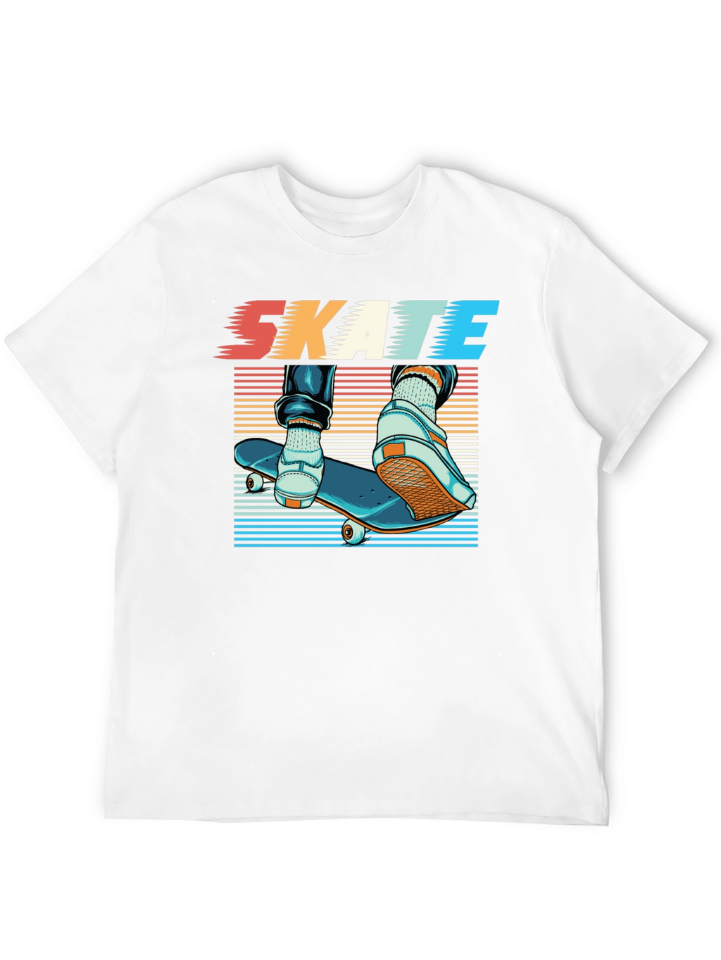 Skateboarding Graphic Tee - Cool Skater Style