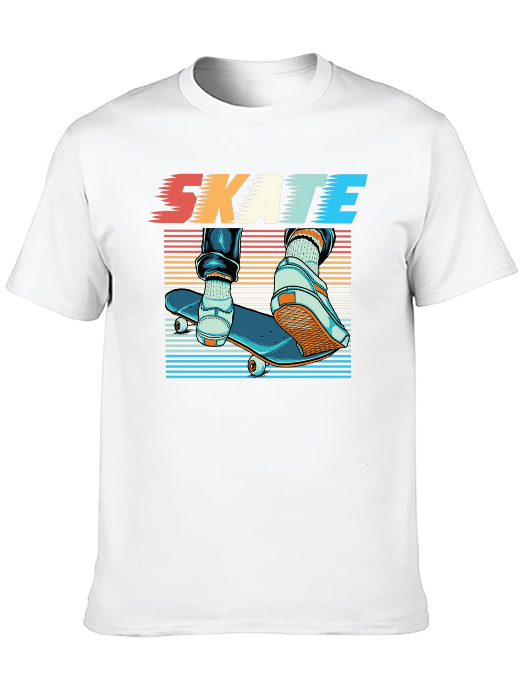Skateboarding Graphic Tee - Cool Skater Style