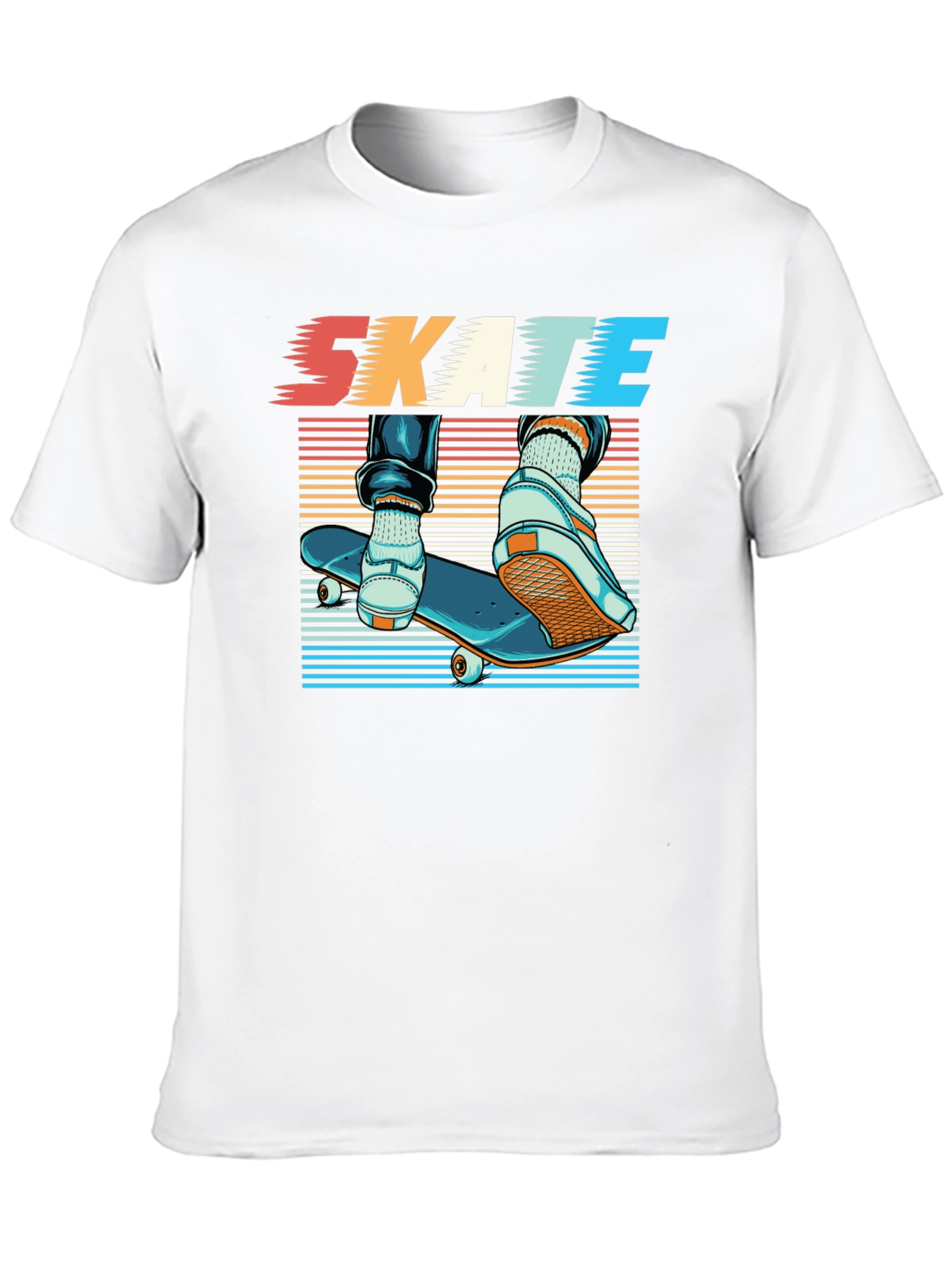 Skateboarding Graphic Tee - Cool Skater Style