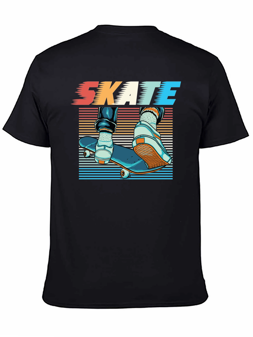 Skateboarding Graphic Tee - Cool Skater Style