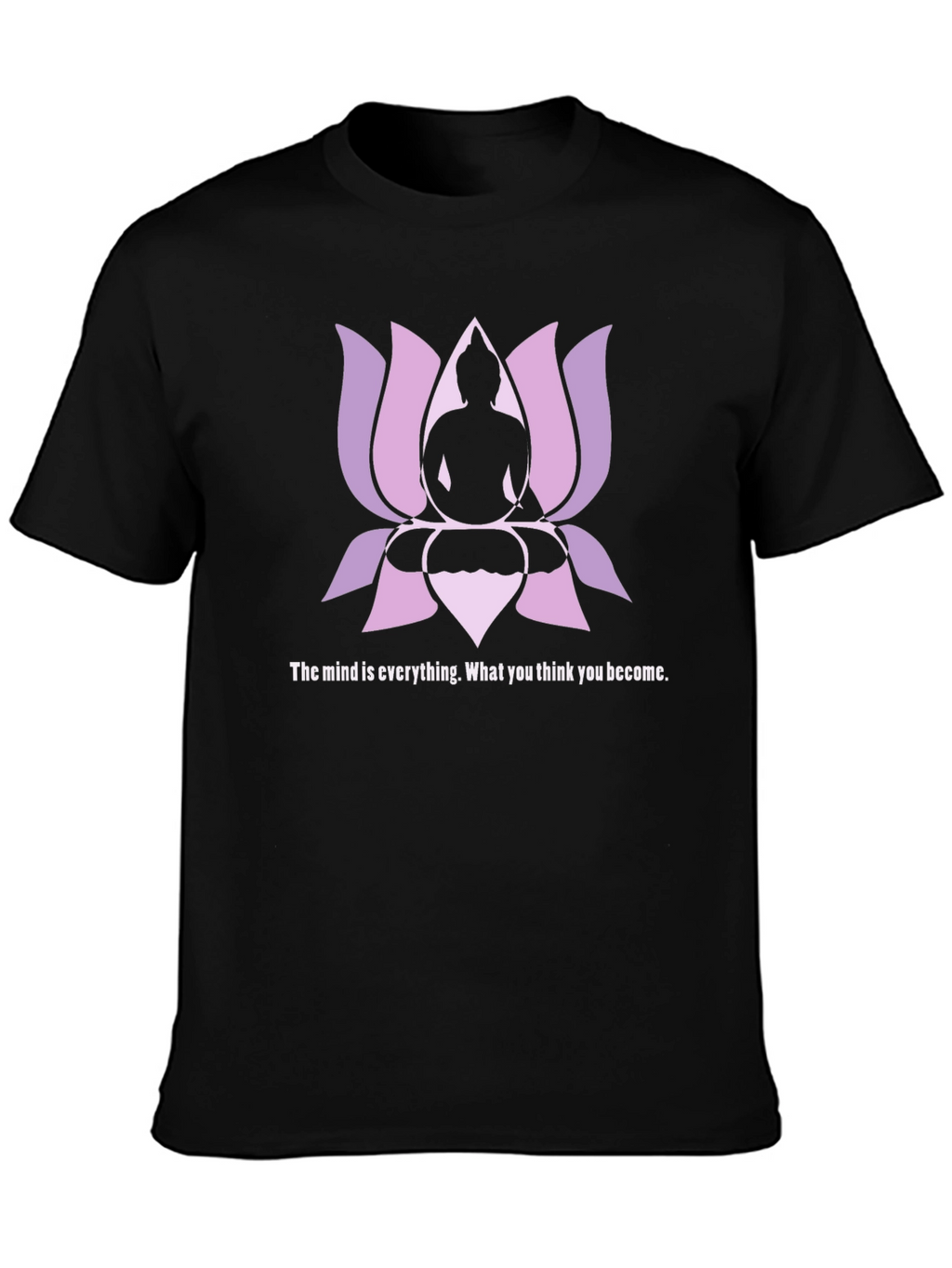Buddha Lotus Graphic Tee - The Mind is Everything