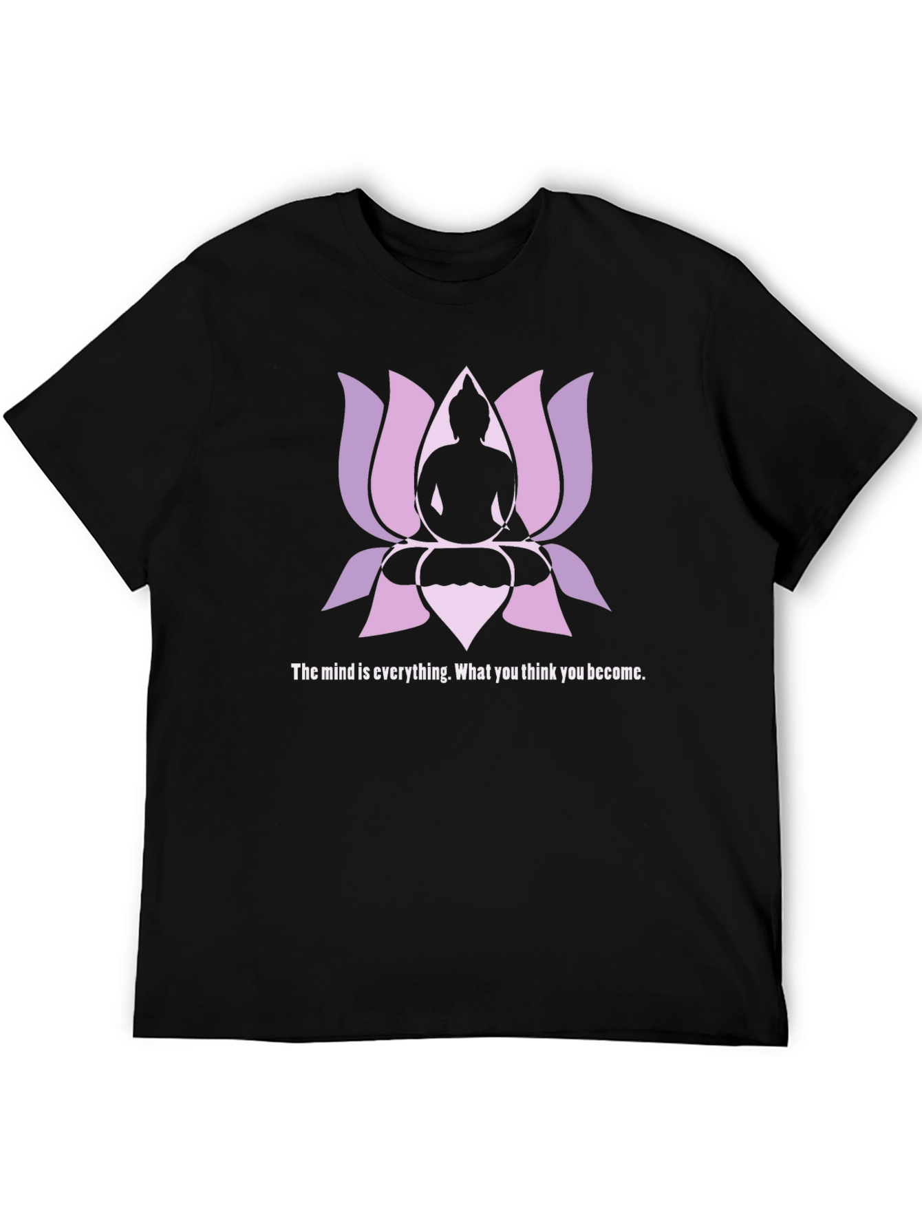 Buddha Lotus Graphic Tee - The Mind is Everything