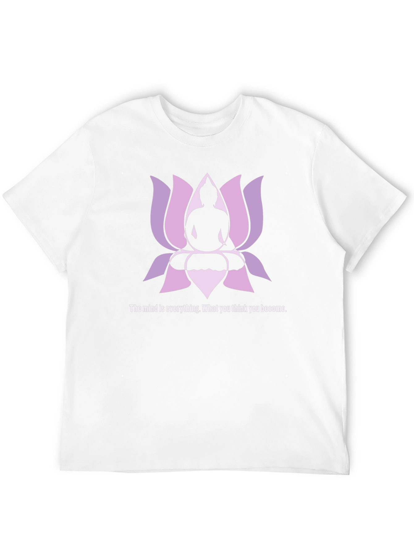 Buddha Lotus Graphic Tee - The Mind is Everything