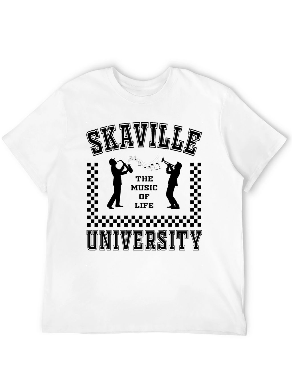 Skaville University Black Graphic Tee