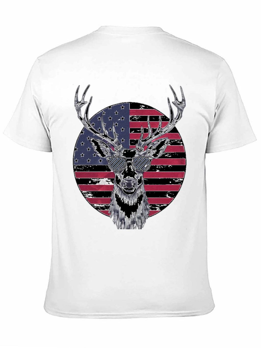 Patriotic Deer Graphic Tee