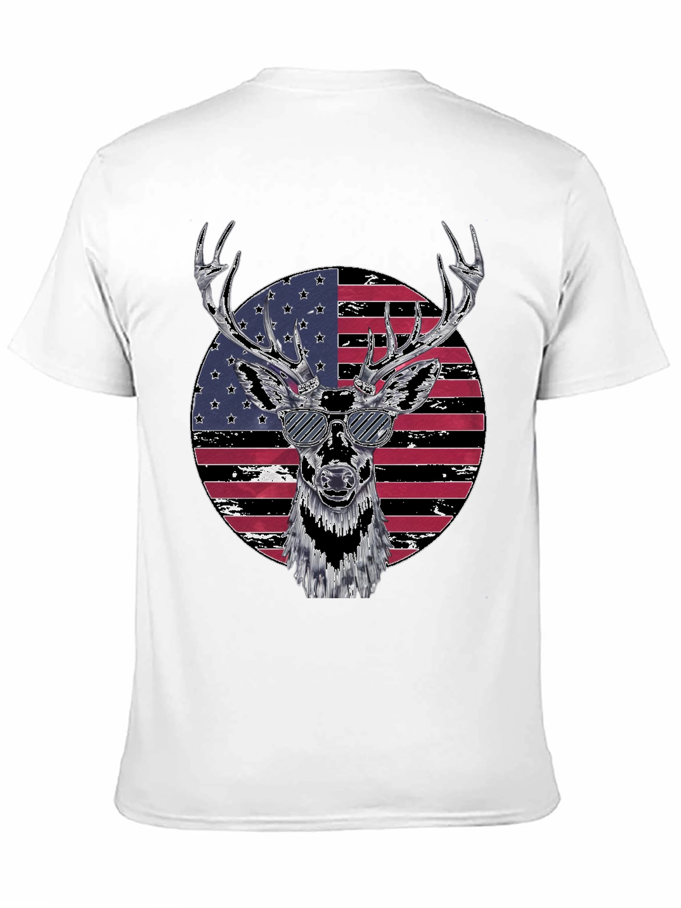 Patriotic Deer Graphic Tee