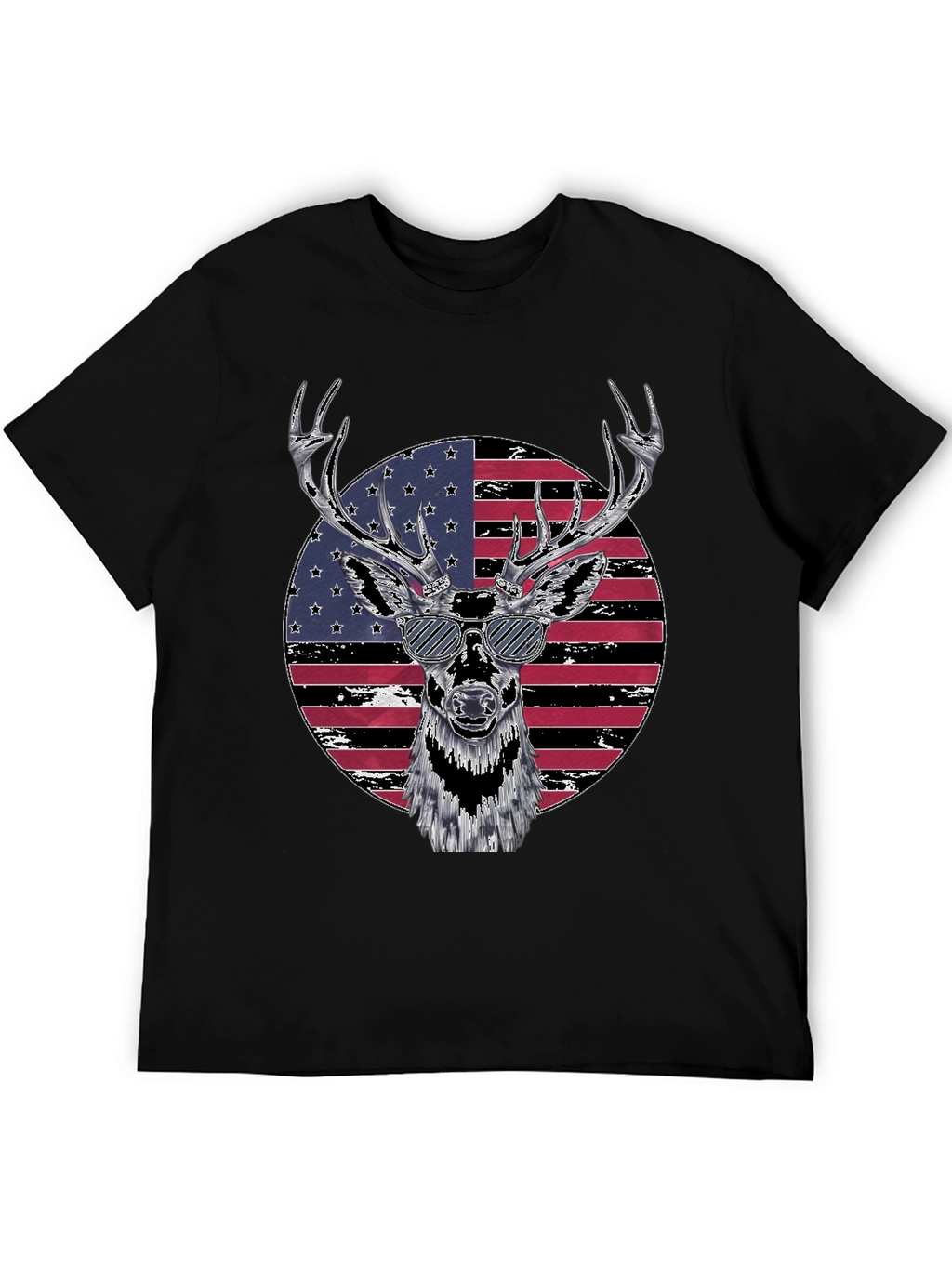 Patriotic Deer Graphic Tee