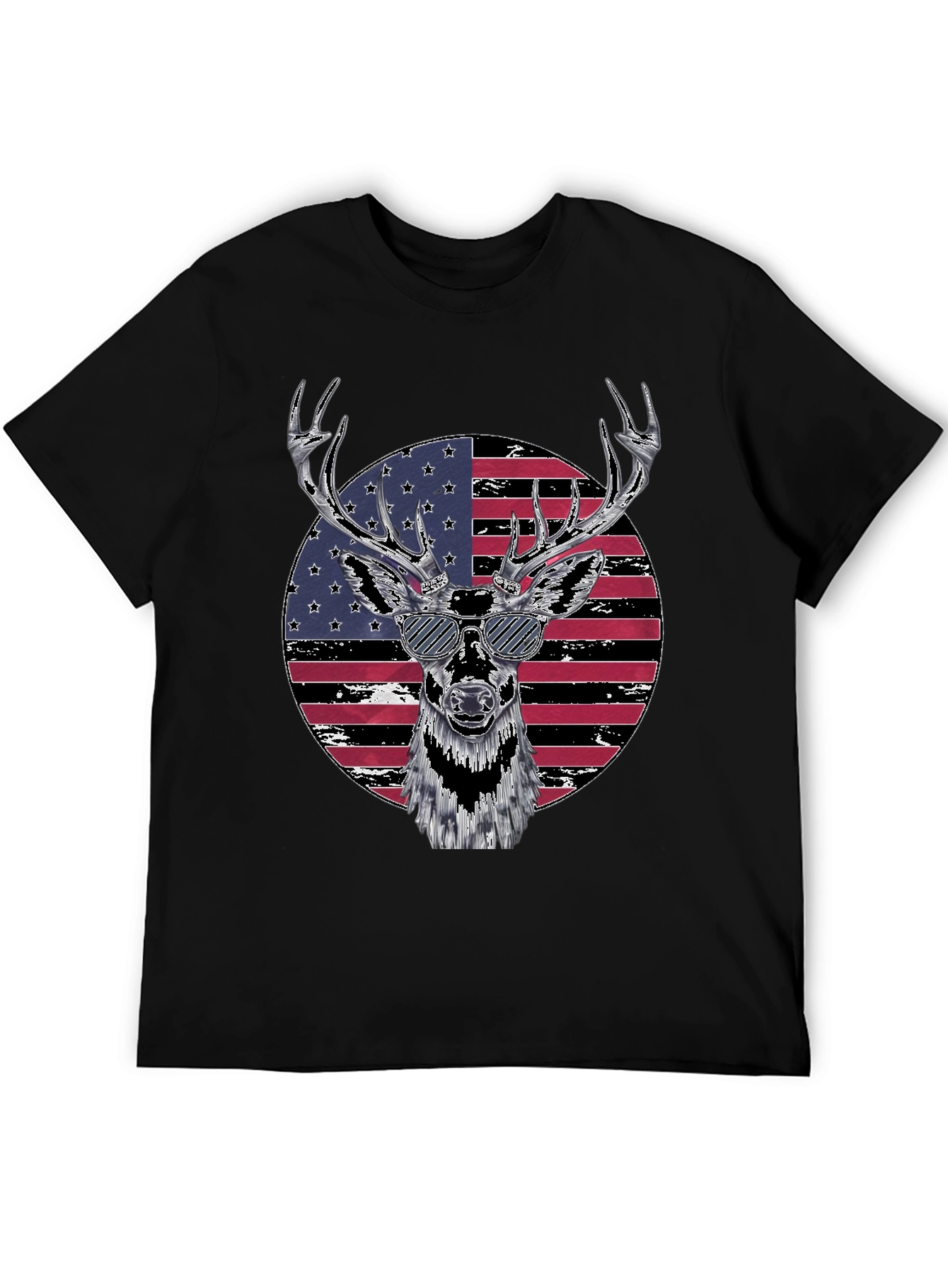 Patriotic Deer Graphic Tee