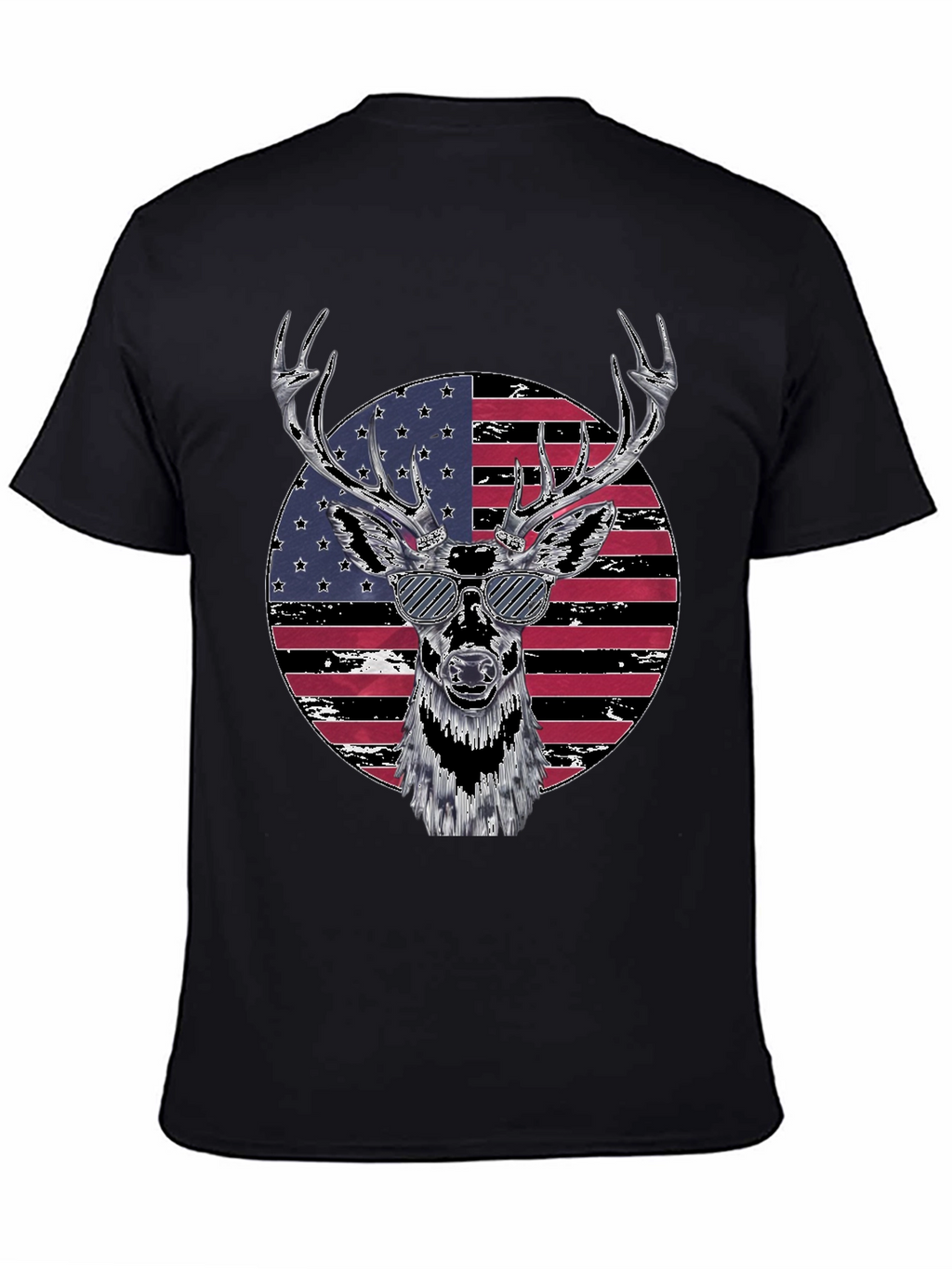 Patriotic Deer Graphic Tee
