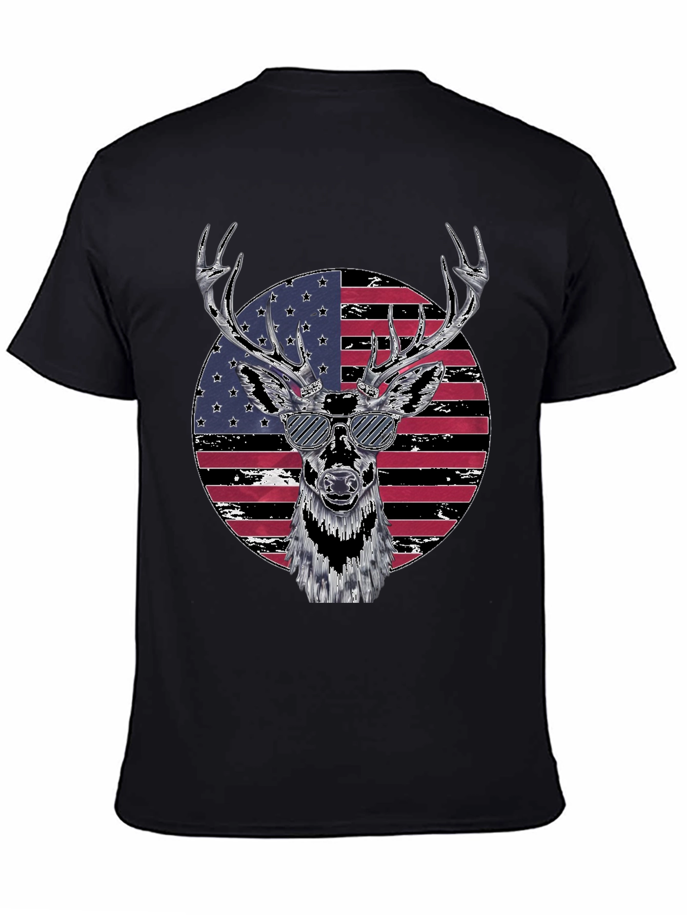 Patriotic Deer Graphic Tee