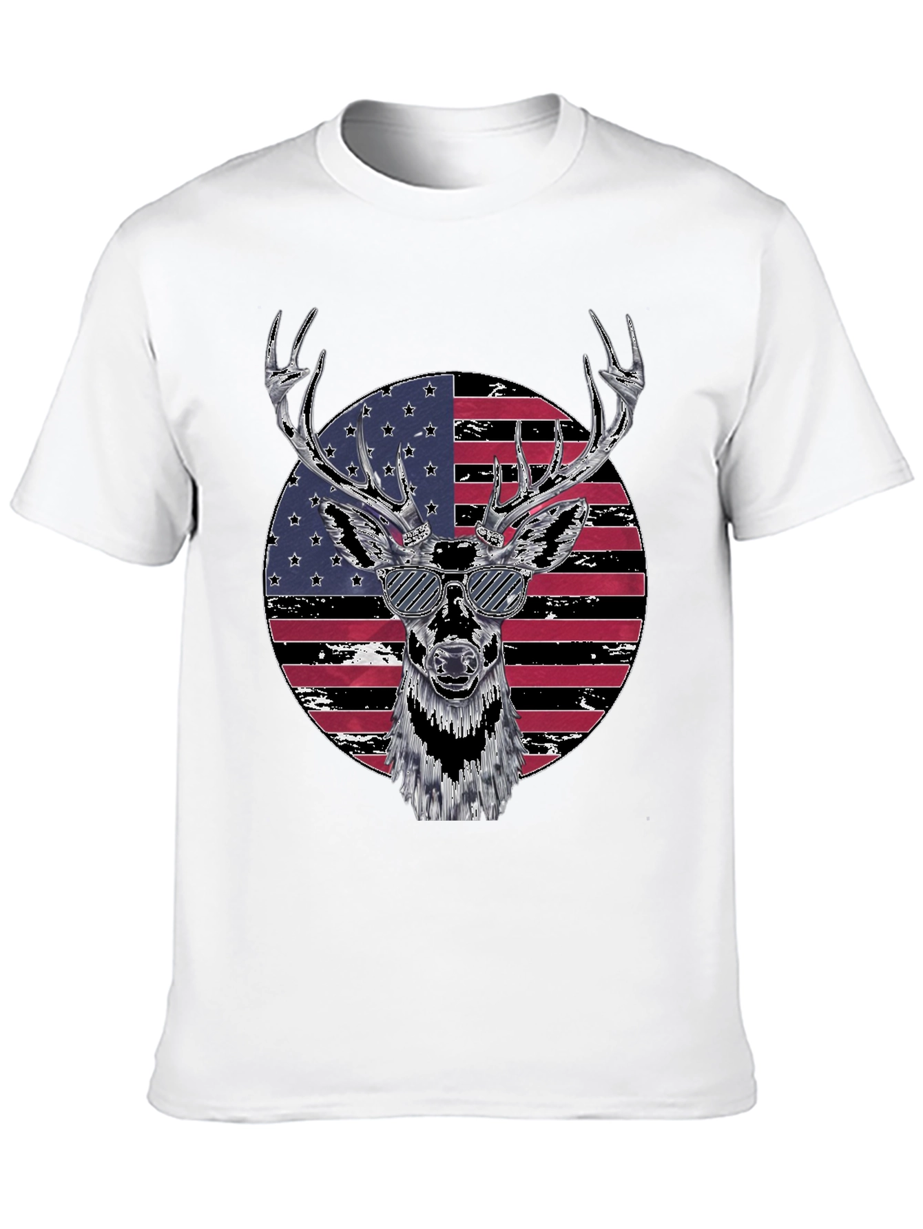 Patriotic Deer Graphic Tee