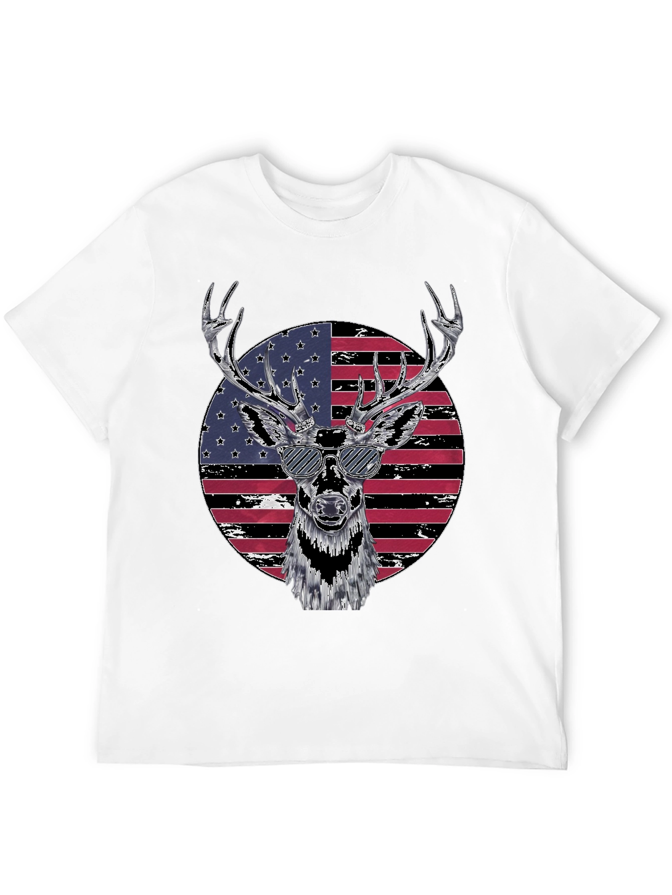 Patriotic Deer Graphic Tee