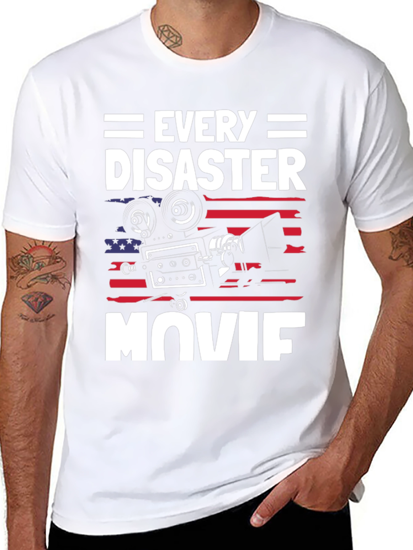 Every Disaster Movie Graphic T-Shirt